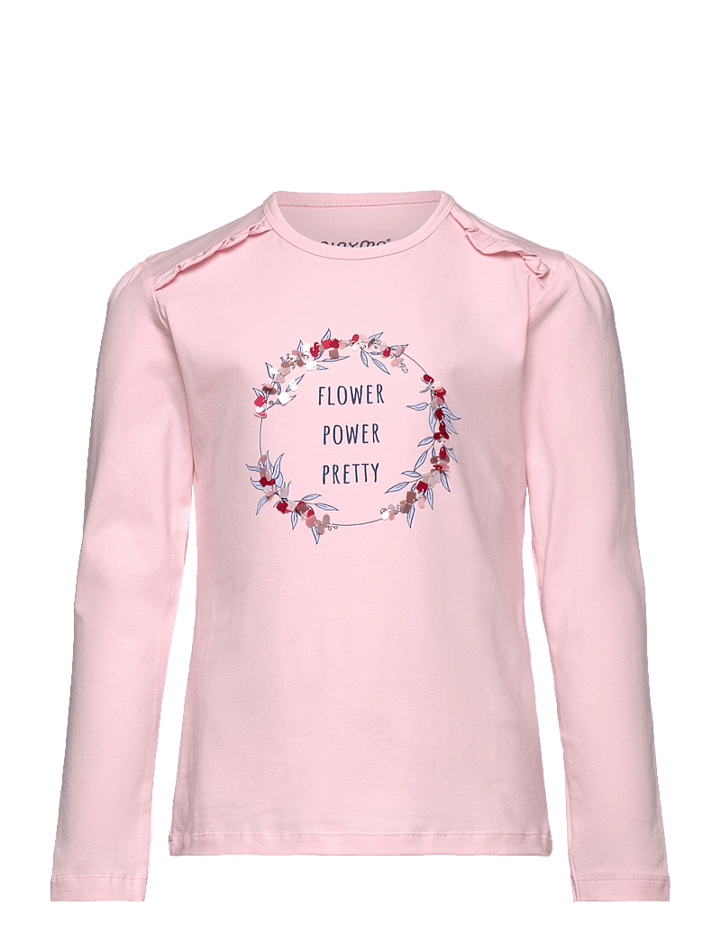 Minymo - T-shirt LS - langærmede t-shirts - pink dogwood - 0