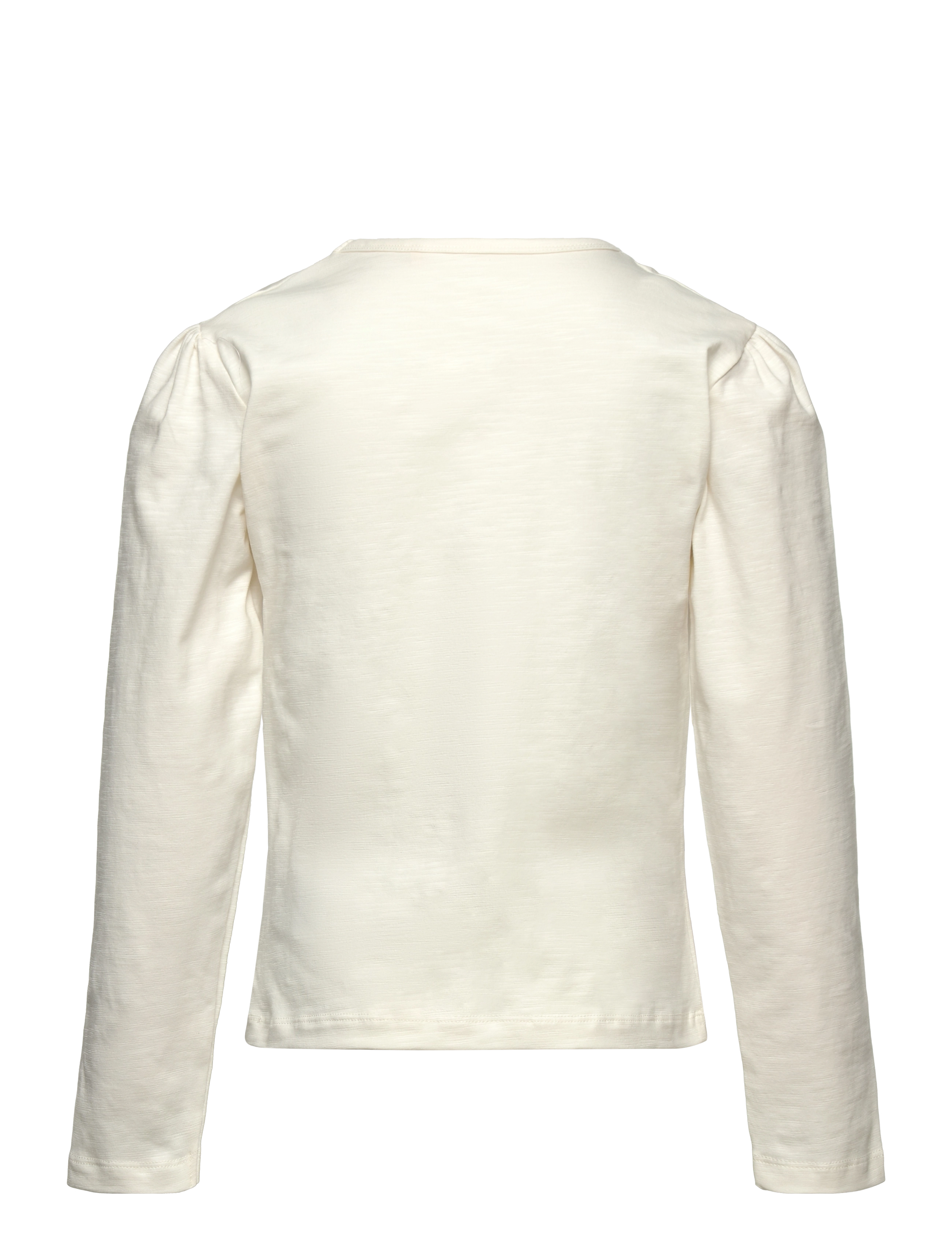 Minymo - T-shirt LS - t-shirts - marshmallow white - 1
