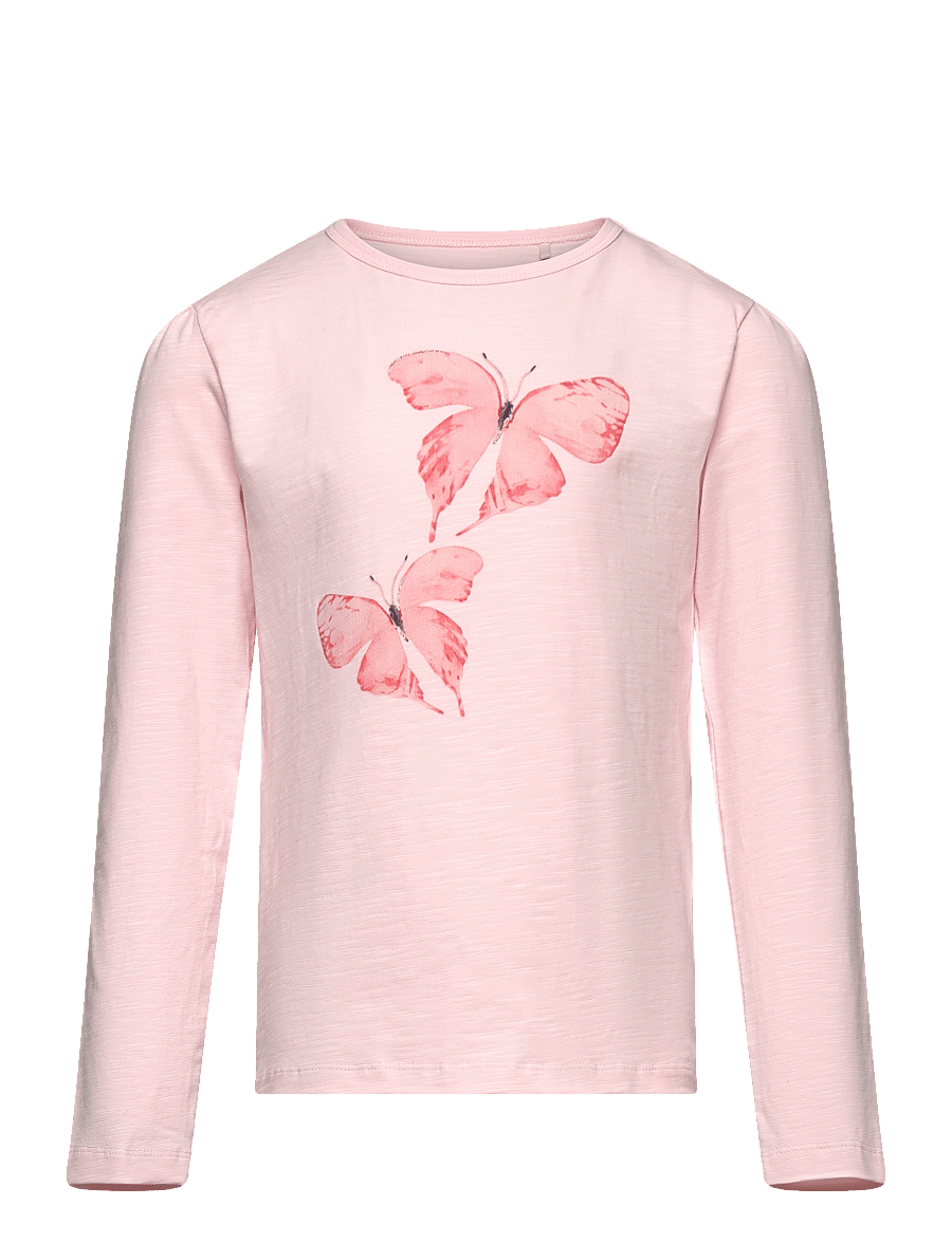 Minymo - T-shirt LS - langærmede t-shirts - pink dogwood - 0