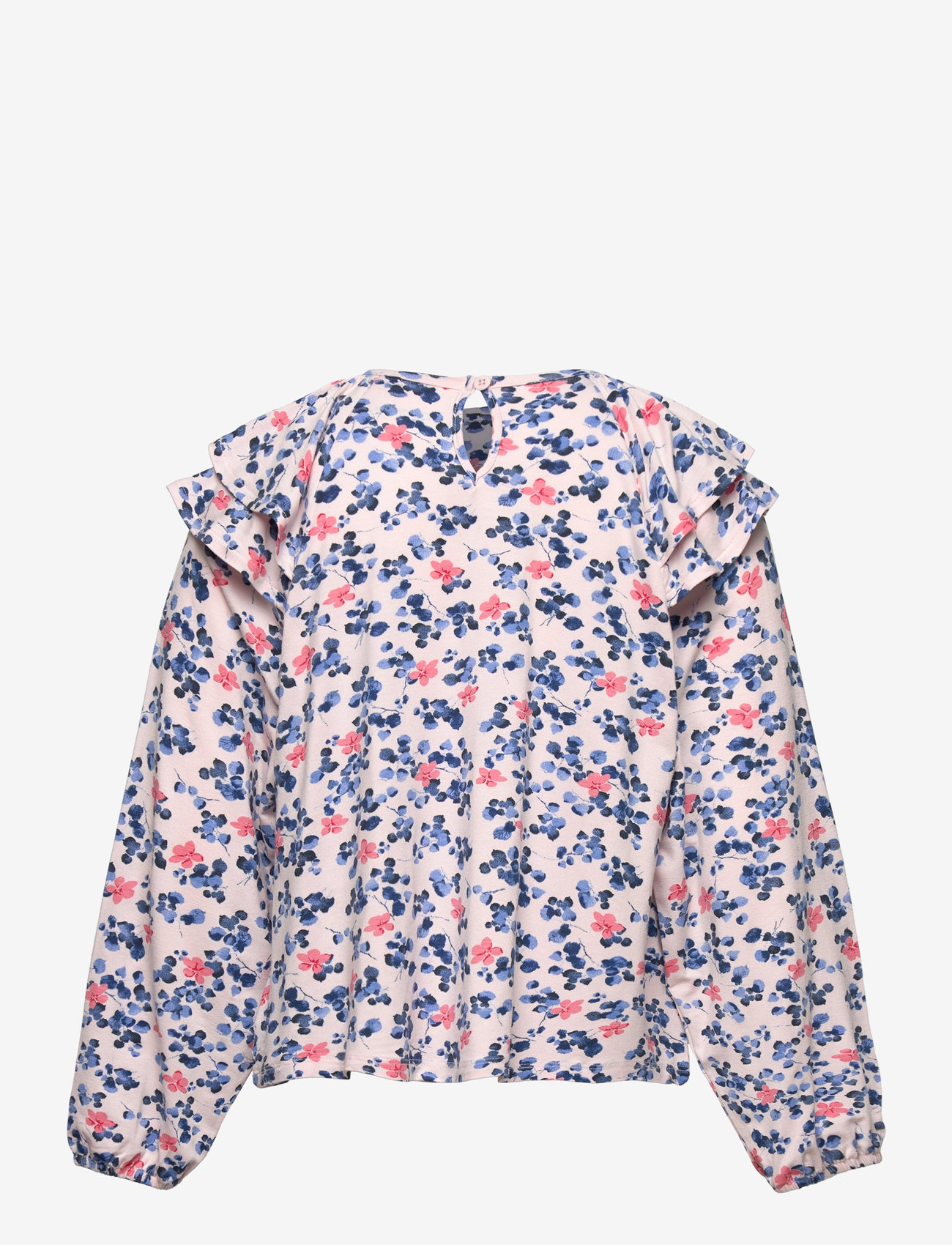 Minymo - T-shirt LS AOP - blouses & tunics - pink dogwood - 2