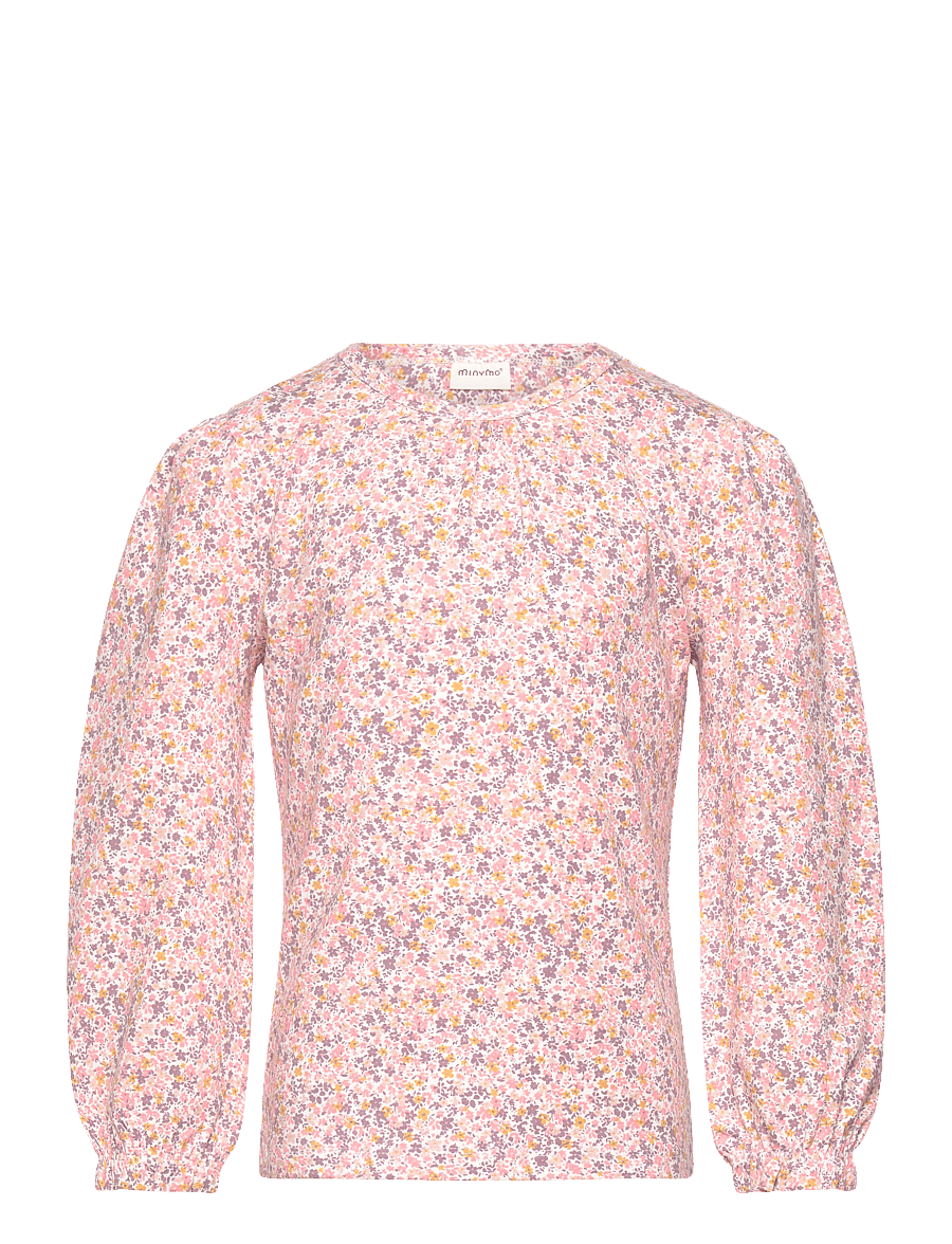 Minymo - T-shirt LS AOP - osta vanuse järgi - rosette - 0