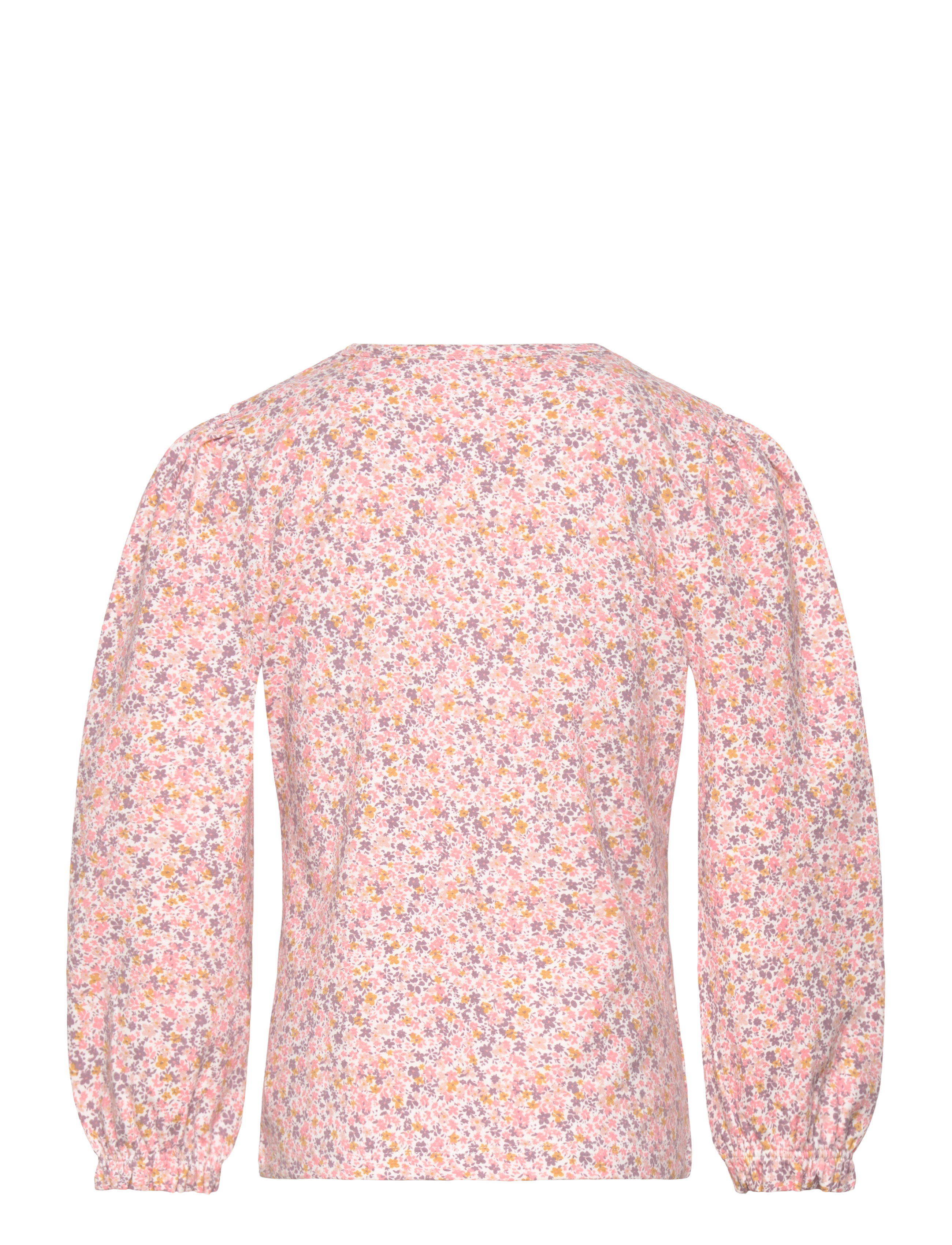 Minymo - T-shirt LS AOP - rosette - 1