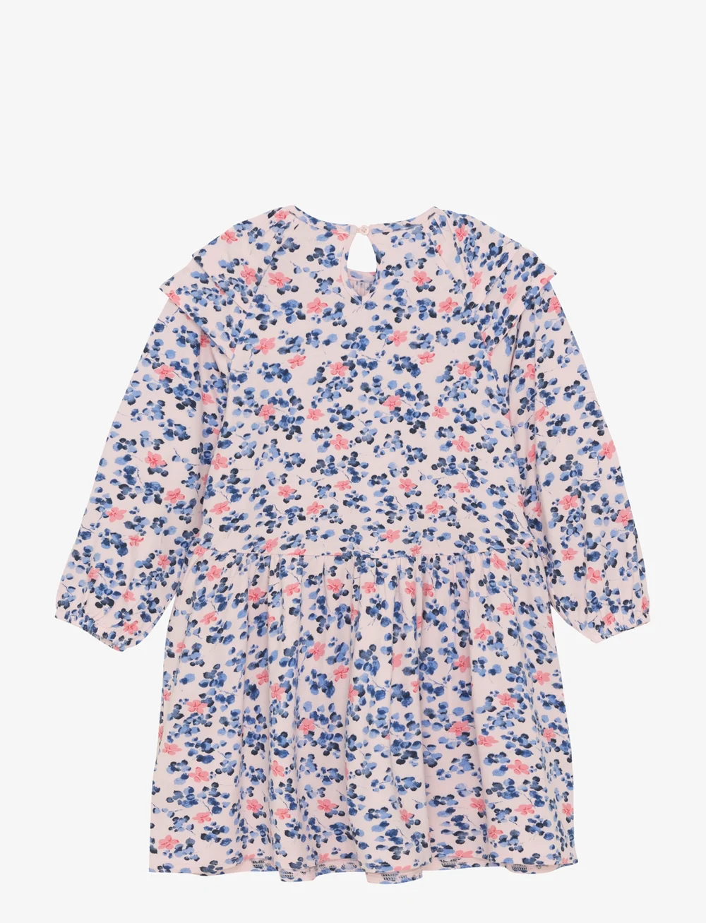 Minymo - Dress LS AOP - langärmelige freizeitkleider - pink dogwood - 2