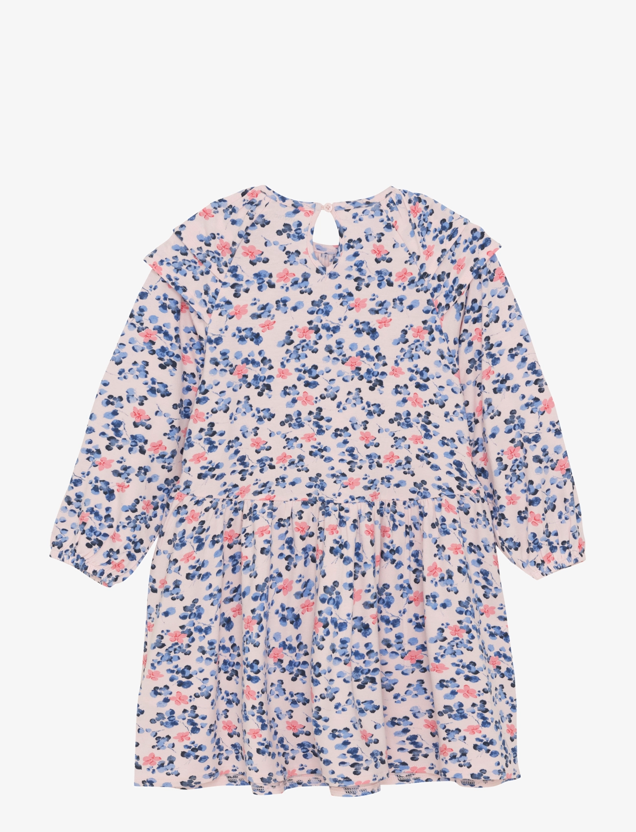 Minymo - Dress LS AOP - langärmelige freizeitkleider - pink dogwood - 2