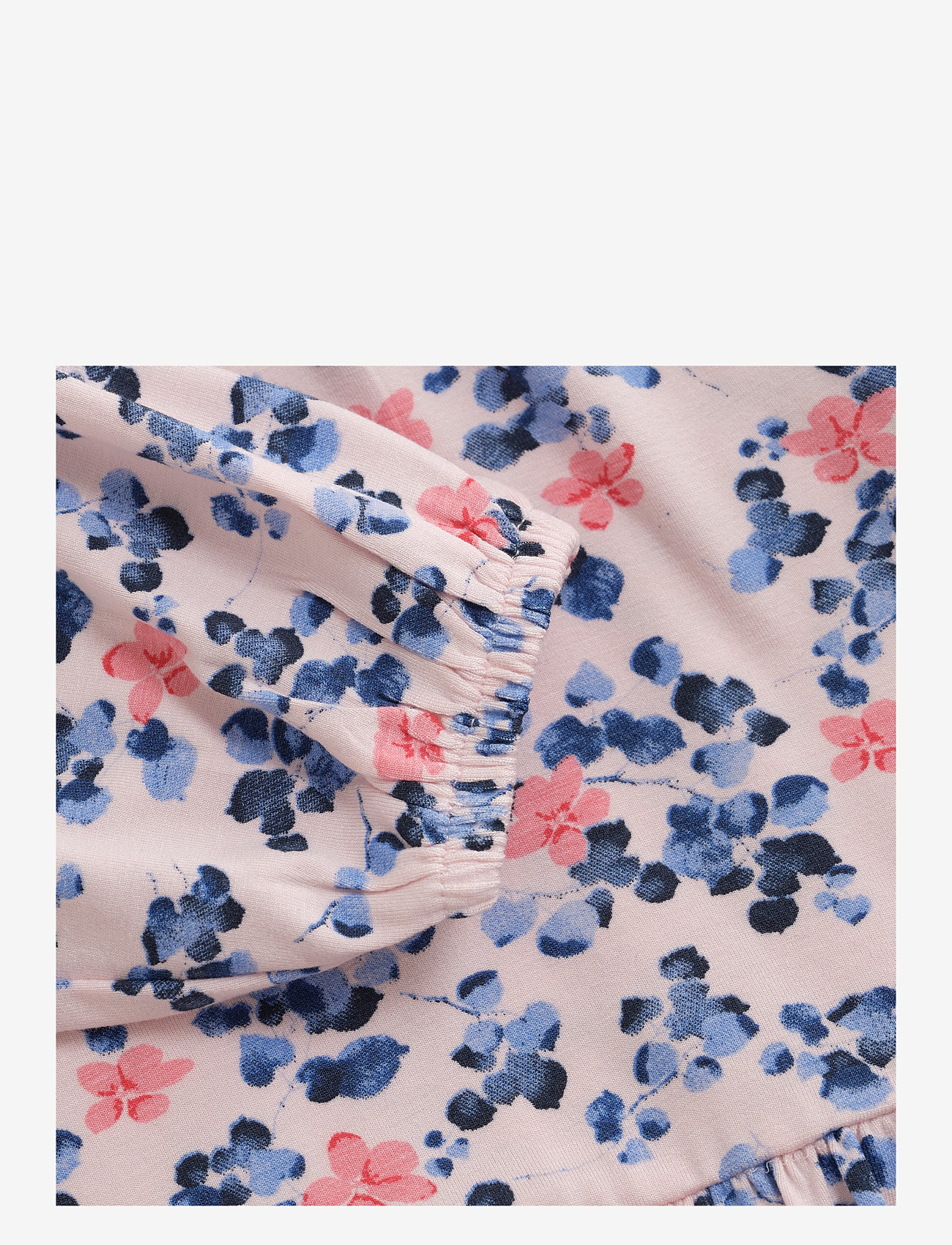 Minymo - Dress LS AOP - laisvalaikio suknelės ilgomis rankovėmis - pink dogwood - 3