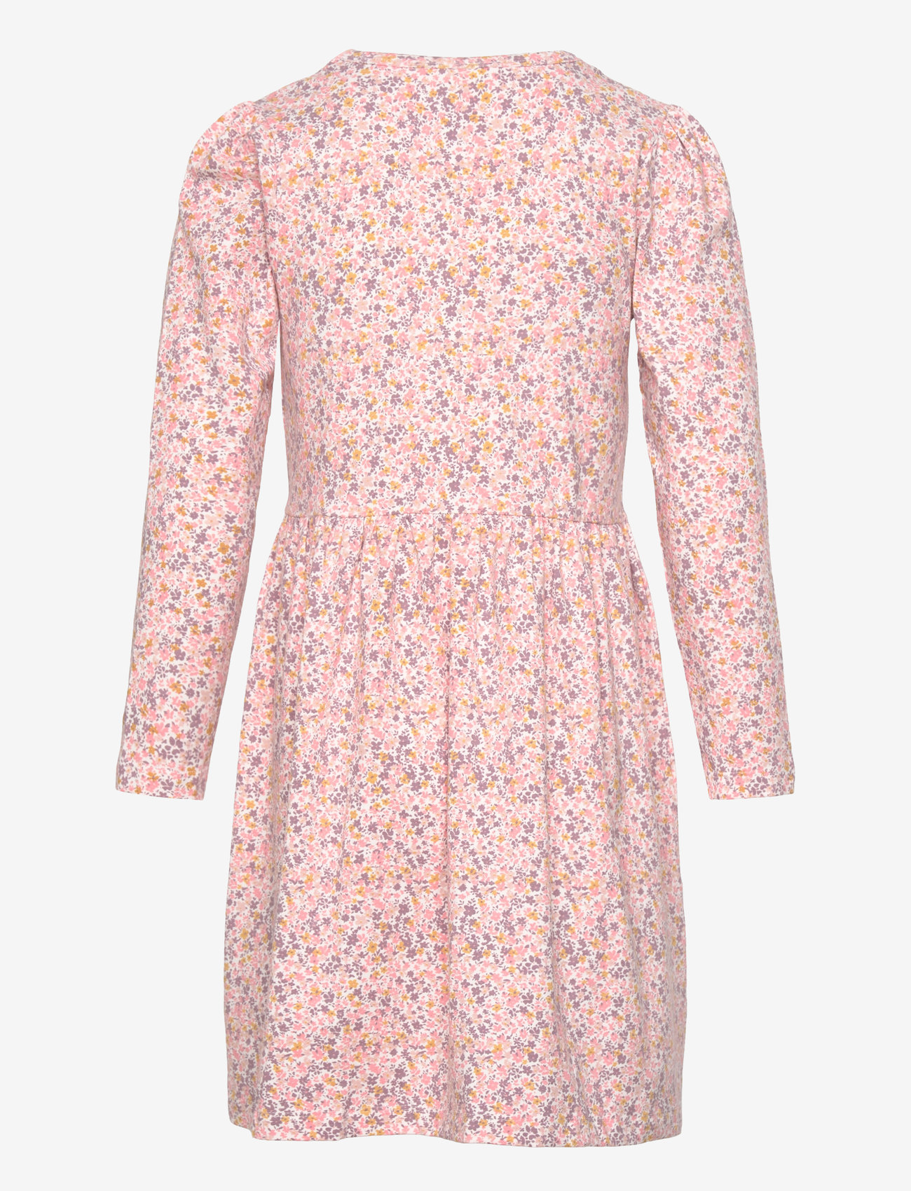 Minymo - Dress LS AOP - rosette - 1