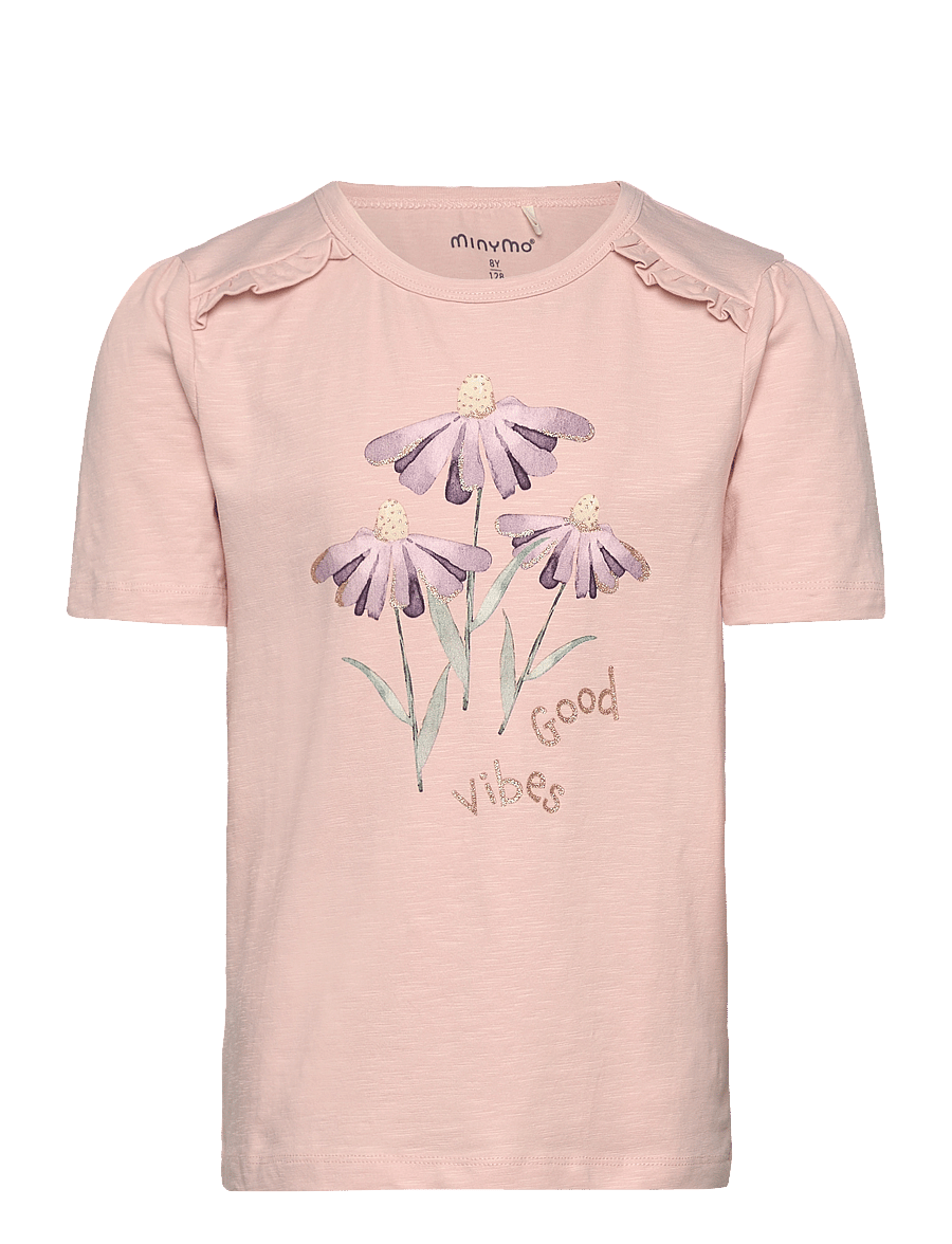 Minymo - T-shirt SS - peach whip - 0