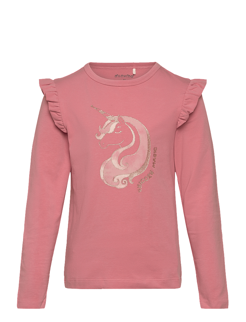 Minymo - T-shirt LS - langärmelig - rosette - 0