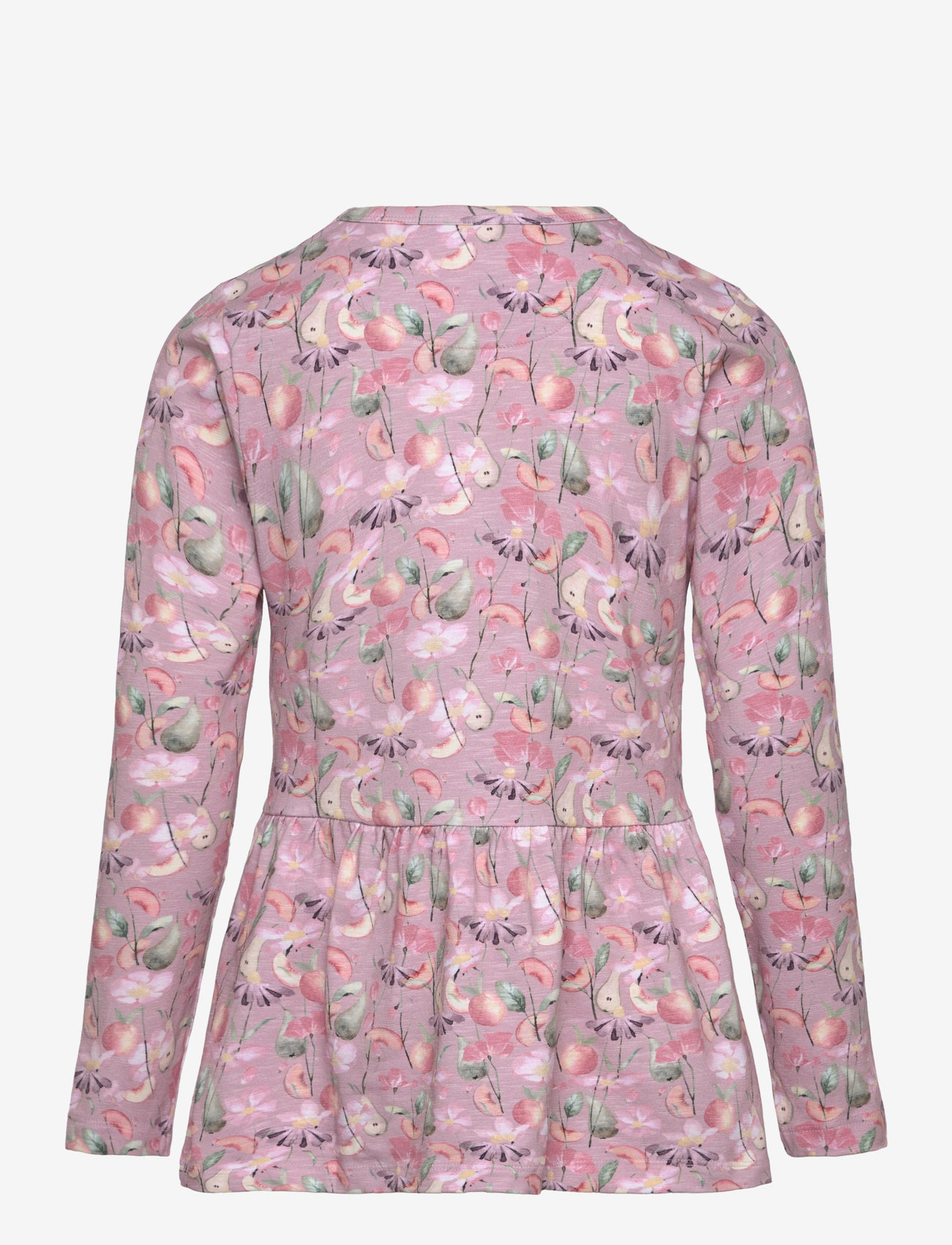 Minymo - Tunic LS AOP - long-sleeved casual dresses - burnished lilac - 1