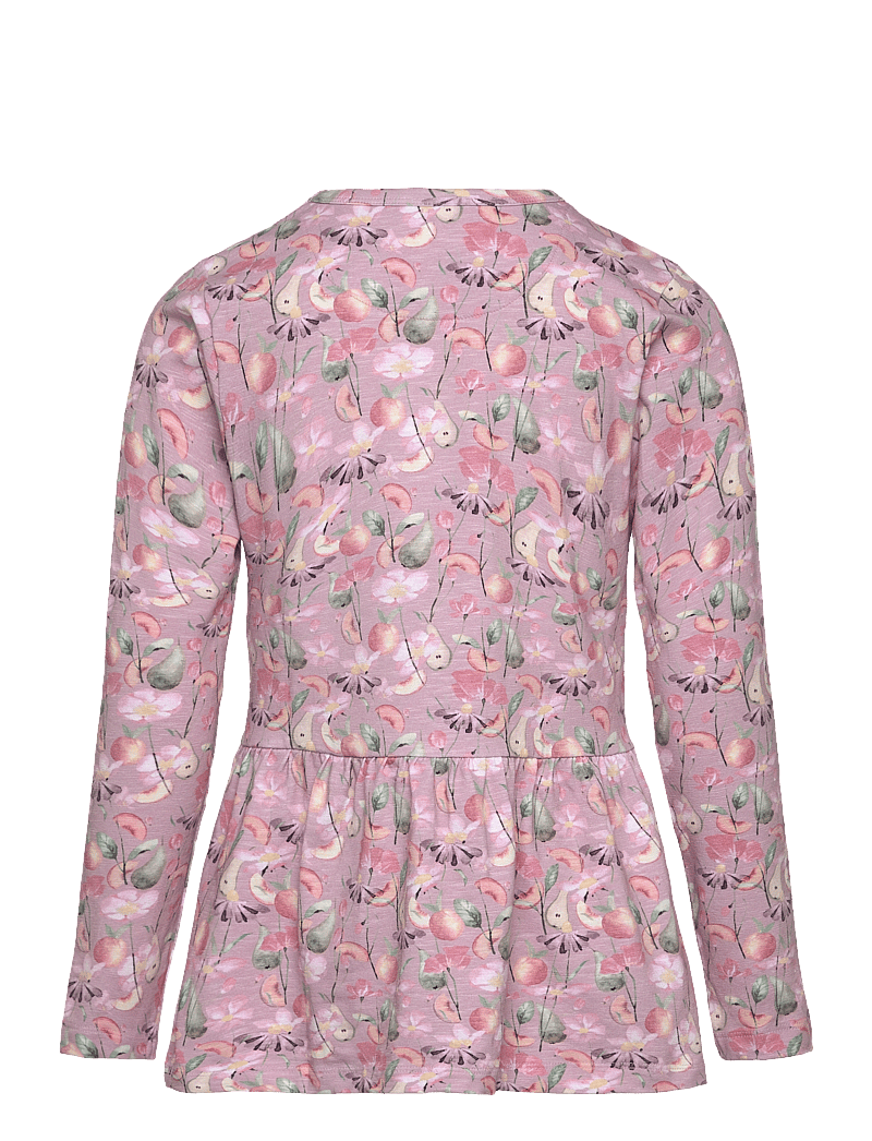 Minymo - Tunic LS AOP - langærmede hverdagskjoler - burnished lilac - 1