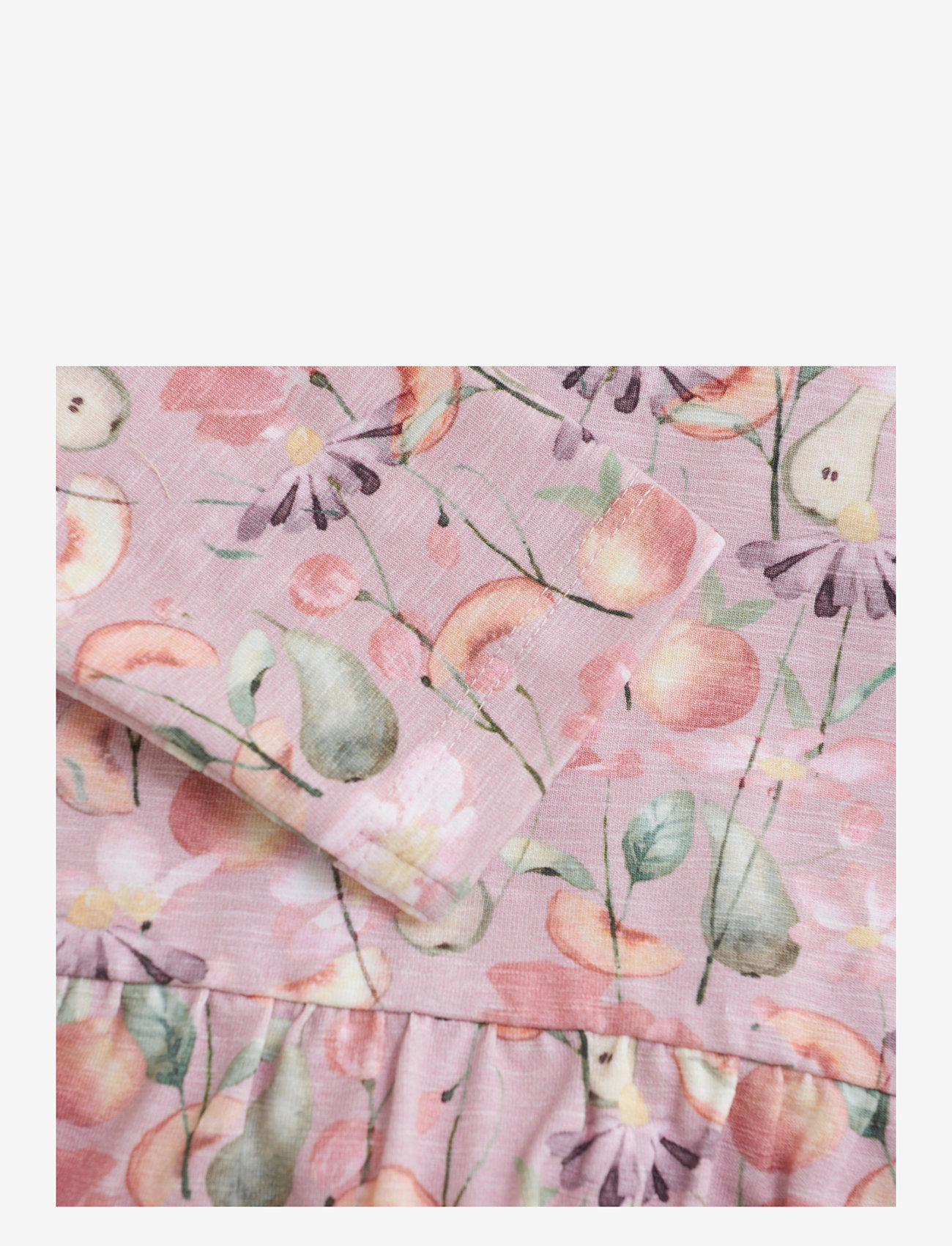 Minymo - Tunic LS AOP - long-sleeved casual dresses - burnished lilac - 2