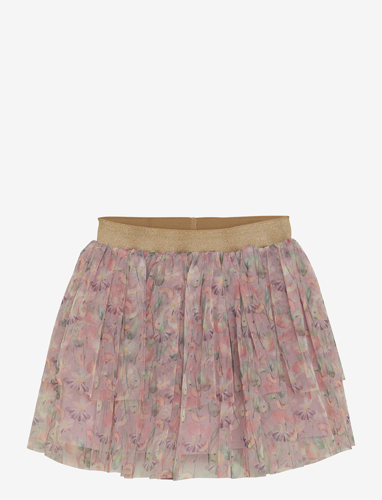 Minymo - Skirt w. AOP - short skirts - burnished lilac - 0