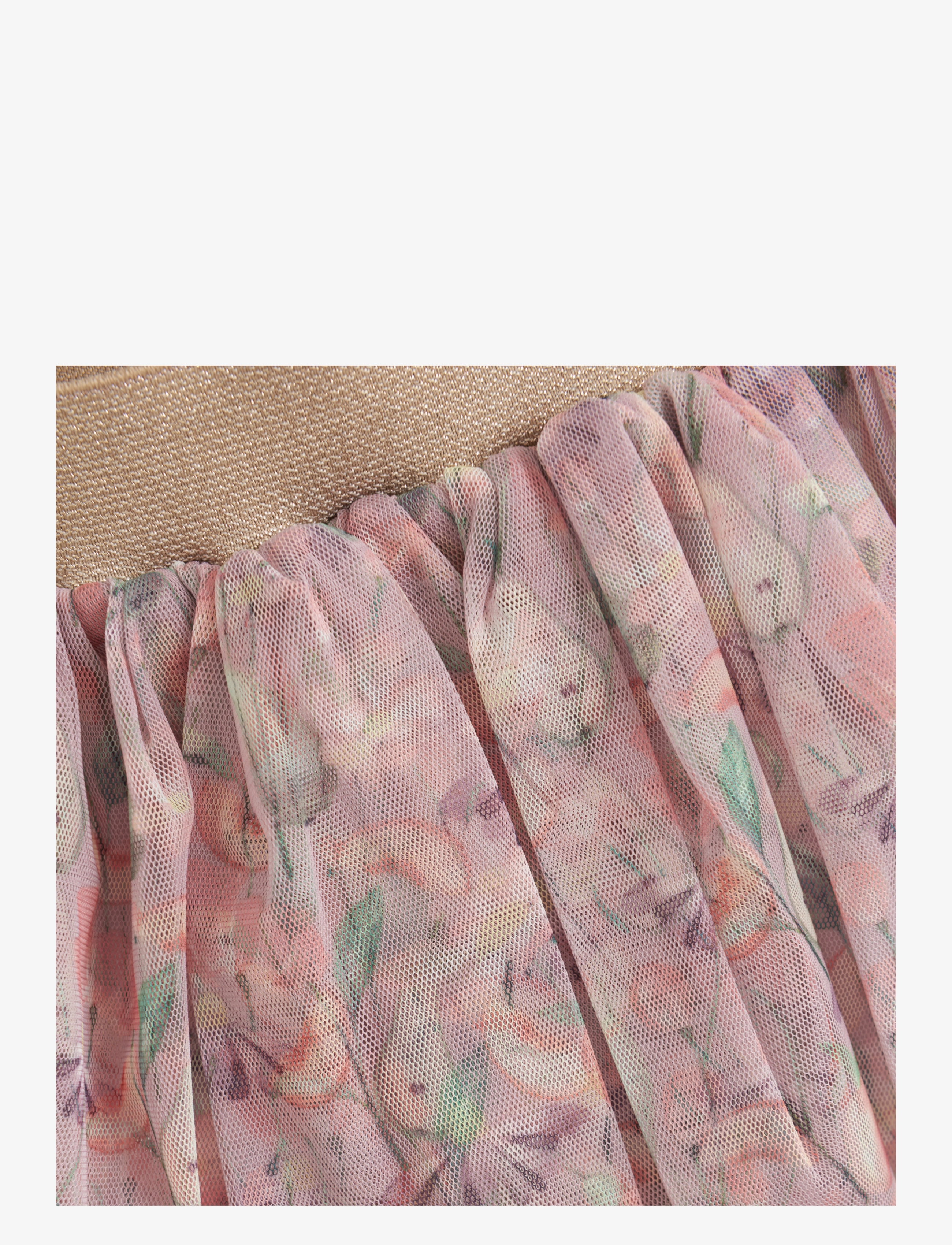 Minymo - Skirt w. AOP - burnished lilac - 2