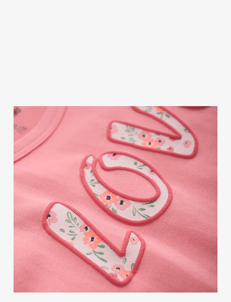 Minymo - T-shirt SS - kortärmade - strawberry pink - 3