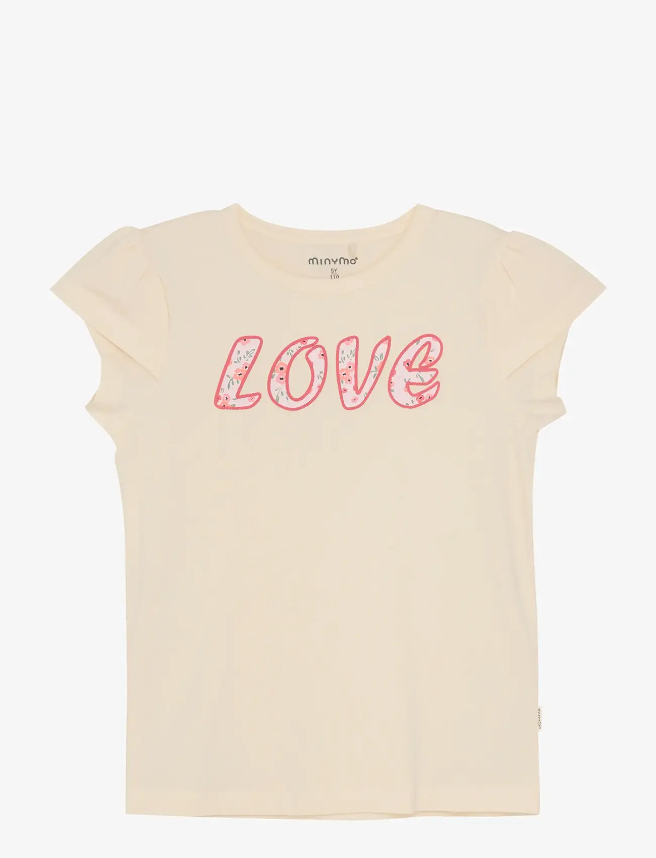 Minymo - T-shirt SS - kortærmede - white swan - 0