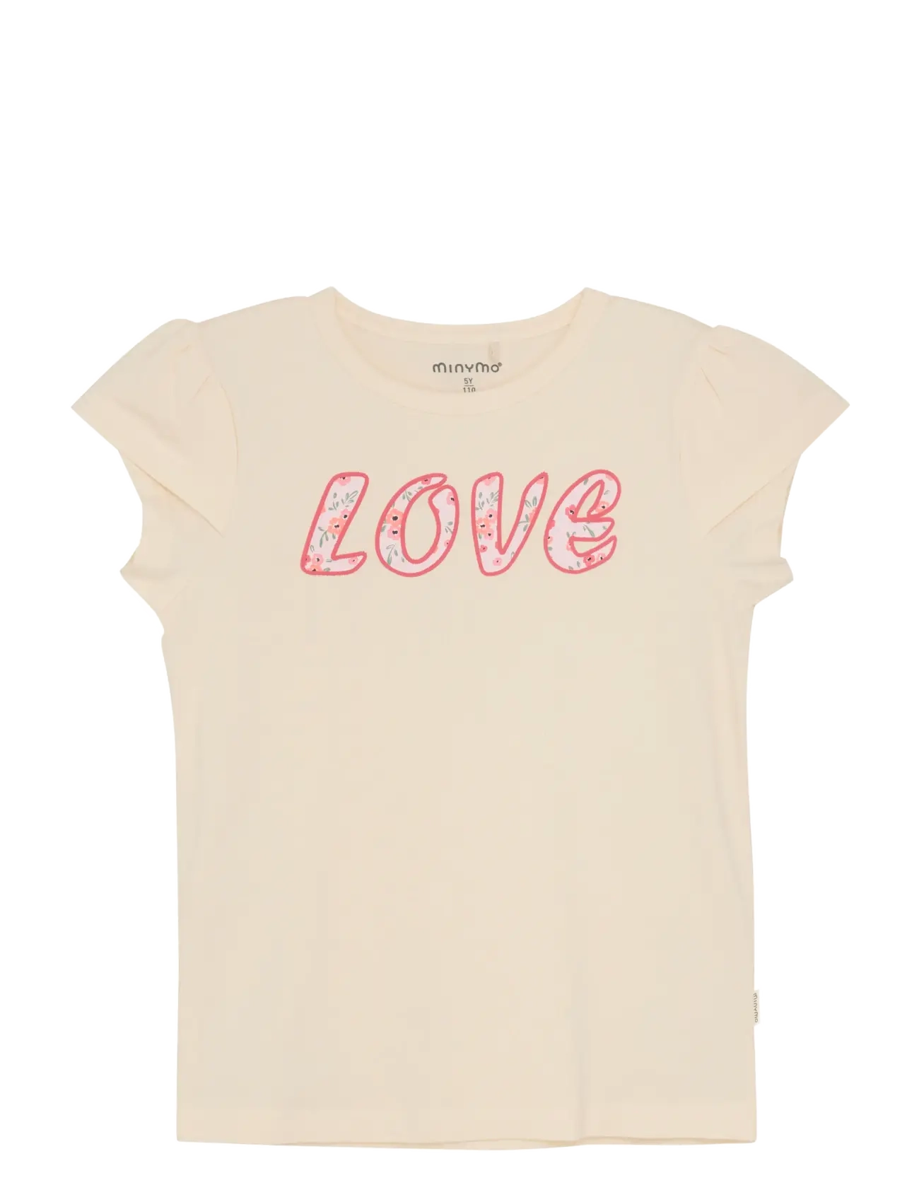 Minymo T-shirt SS - Overdele - WHITE SWAN / cream