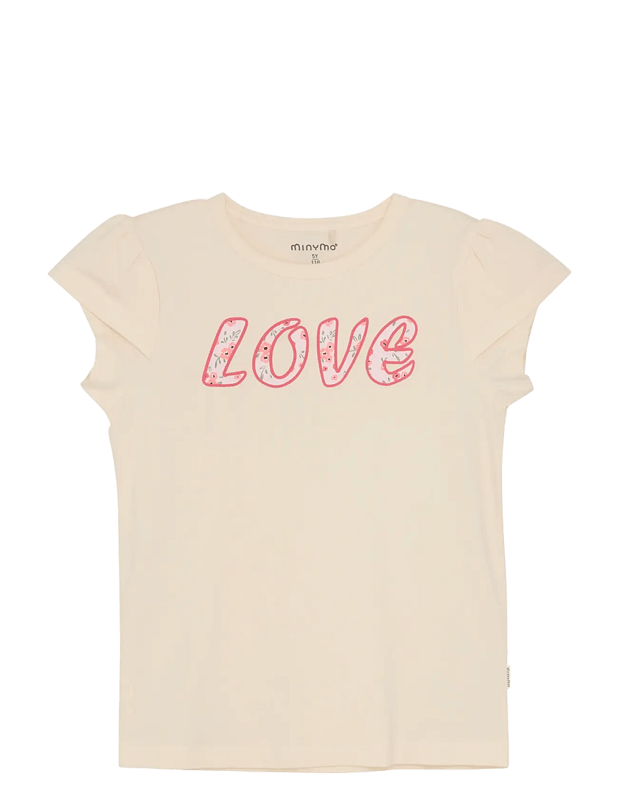Minymo - T-shirt SS - lühikeste varrukatega - white swan - 0