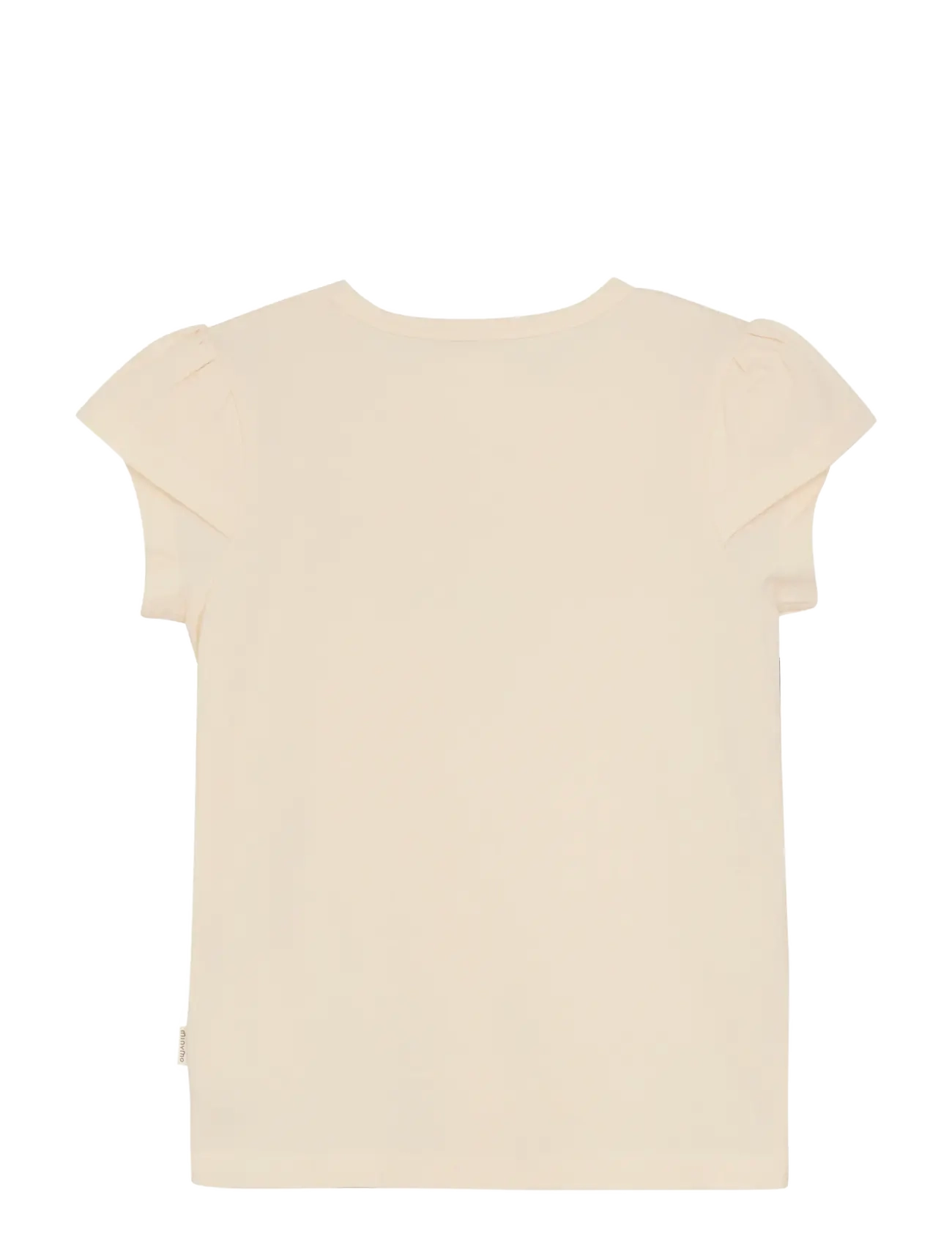 Minymo - T-shirt SS - trumpomis rankovėmis - white swan - 1