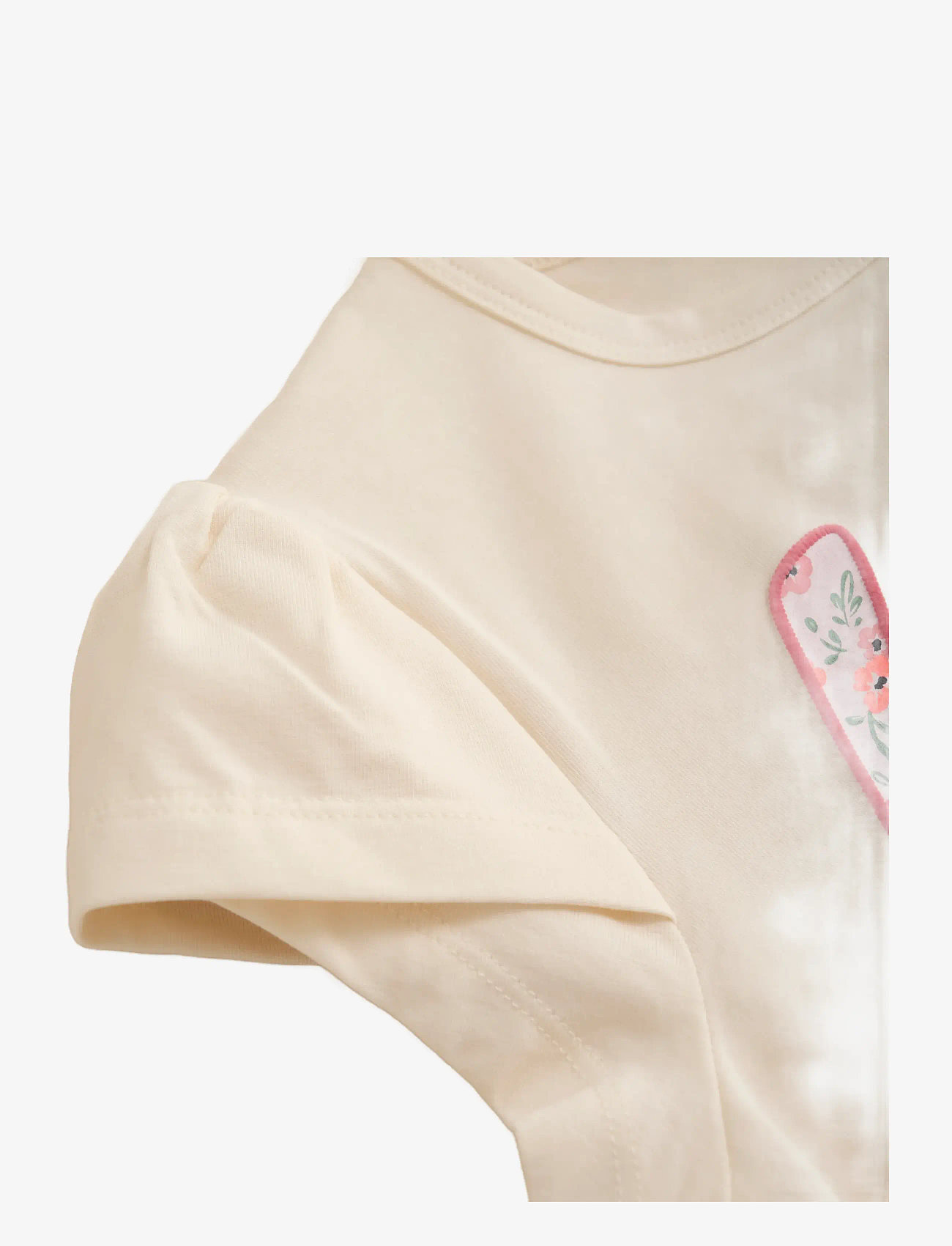 Minymo - T-shirt SS - kortærmede - white swan - 2