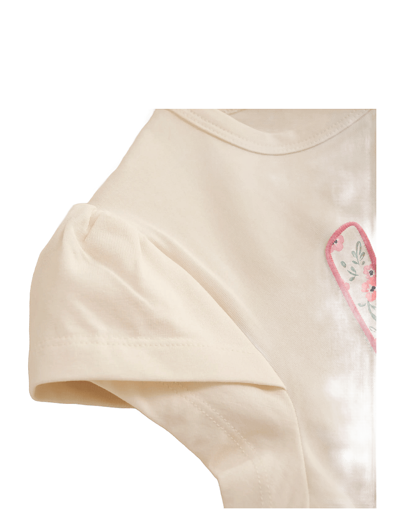 Minymo - T-shirt SS - kortærmede - white swan - 2