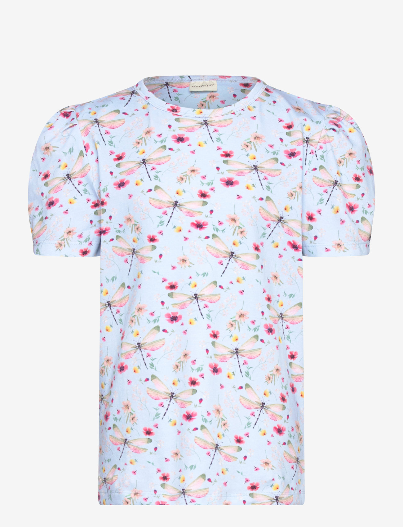 Minymo - T-shirt SS AOP - short-sleeved - skyway - 0