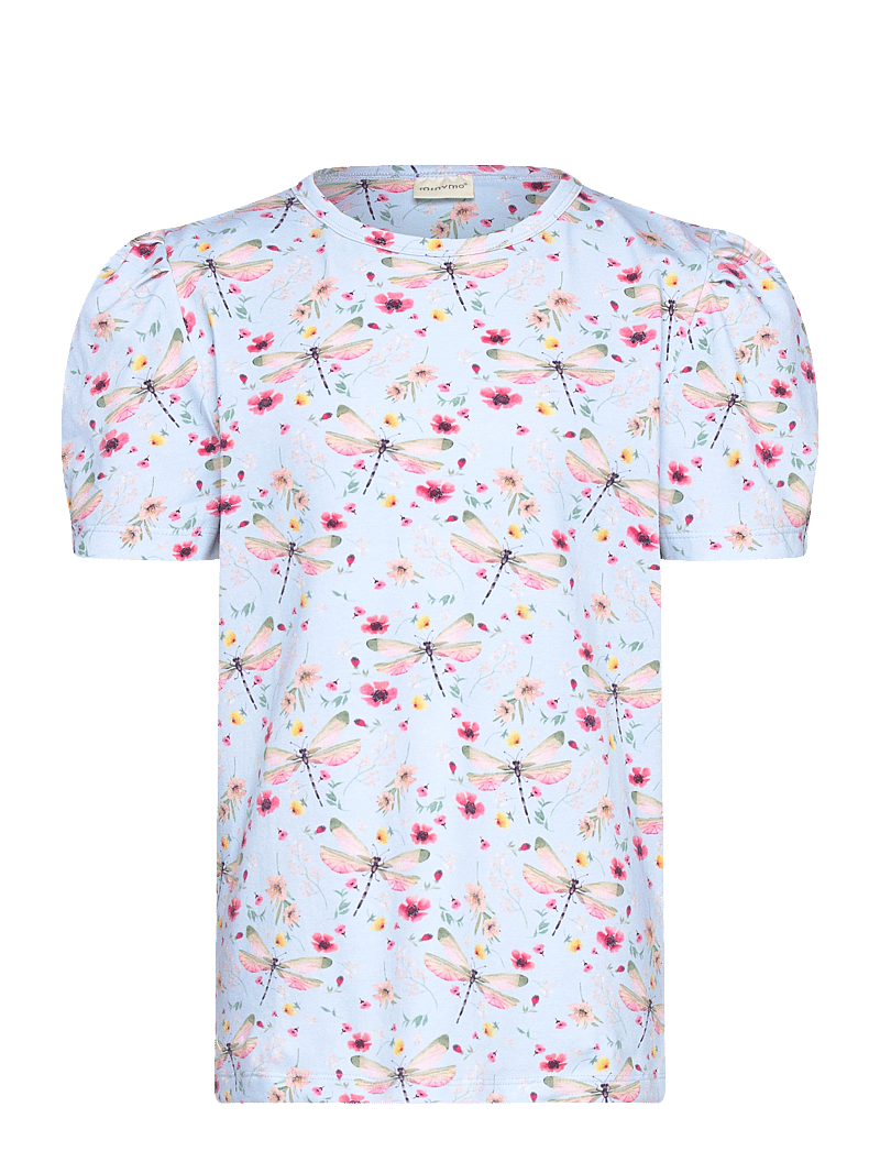 Minymo - T-shirt SS AOP - t-shirts - skyway - 0