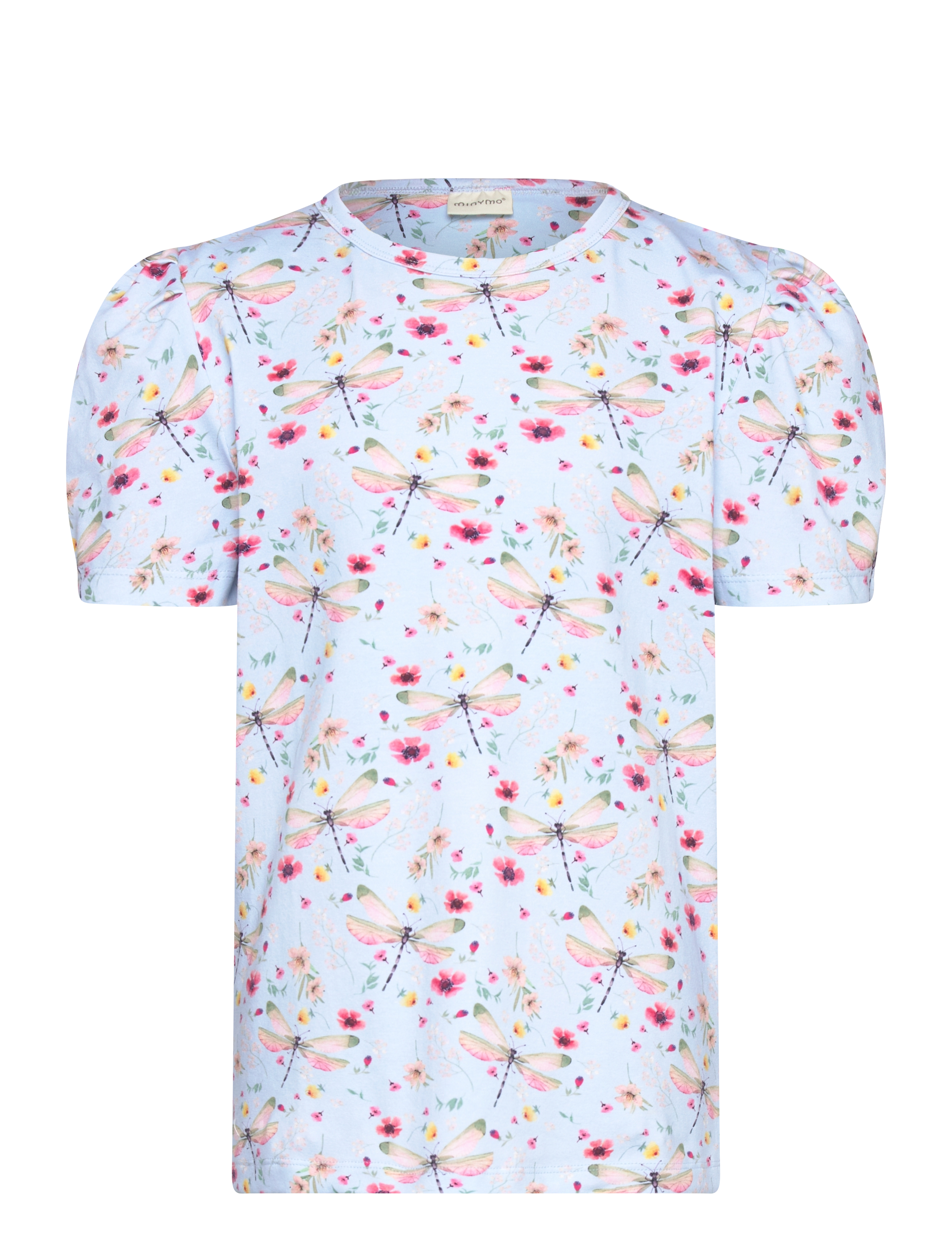 Minymo - T-shirt SS AOP - skyway - 0