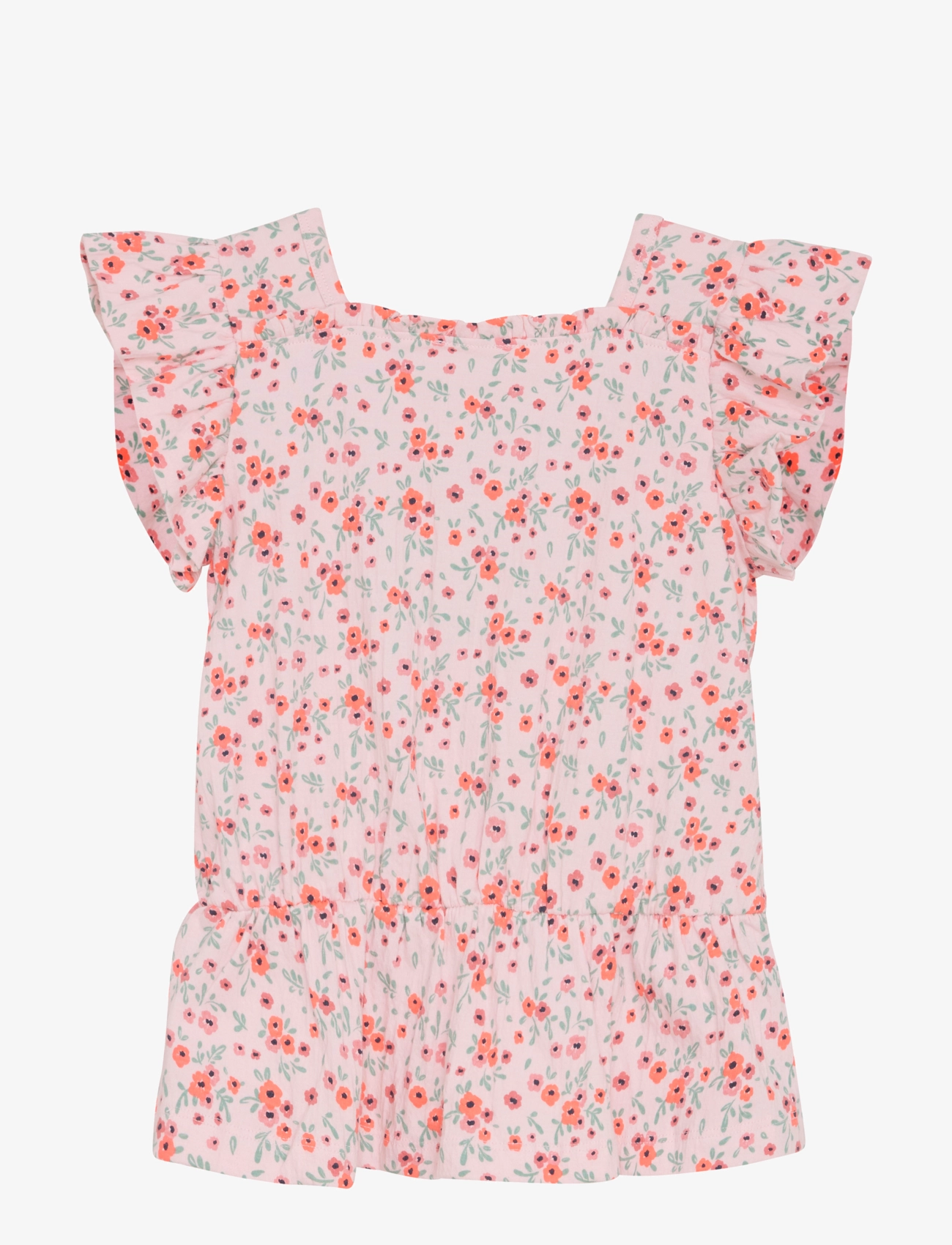 Minymo - T-shirt SS AOP - bez rękawów - rosen quartz - 1
