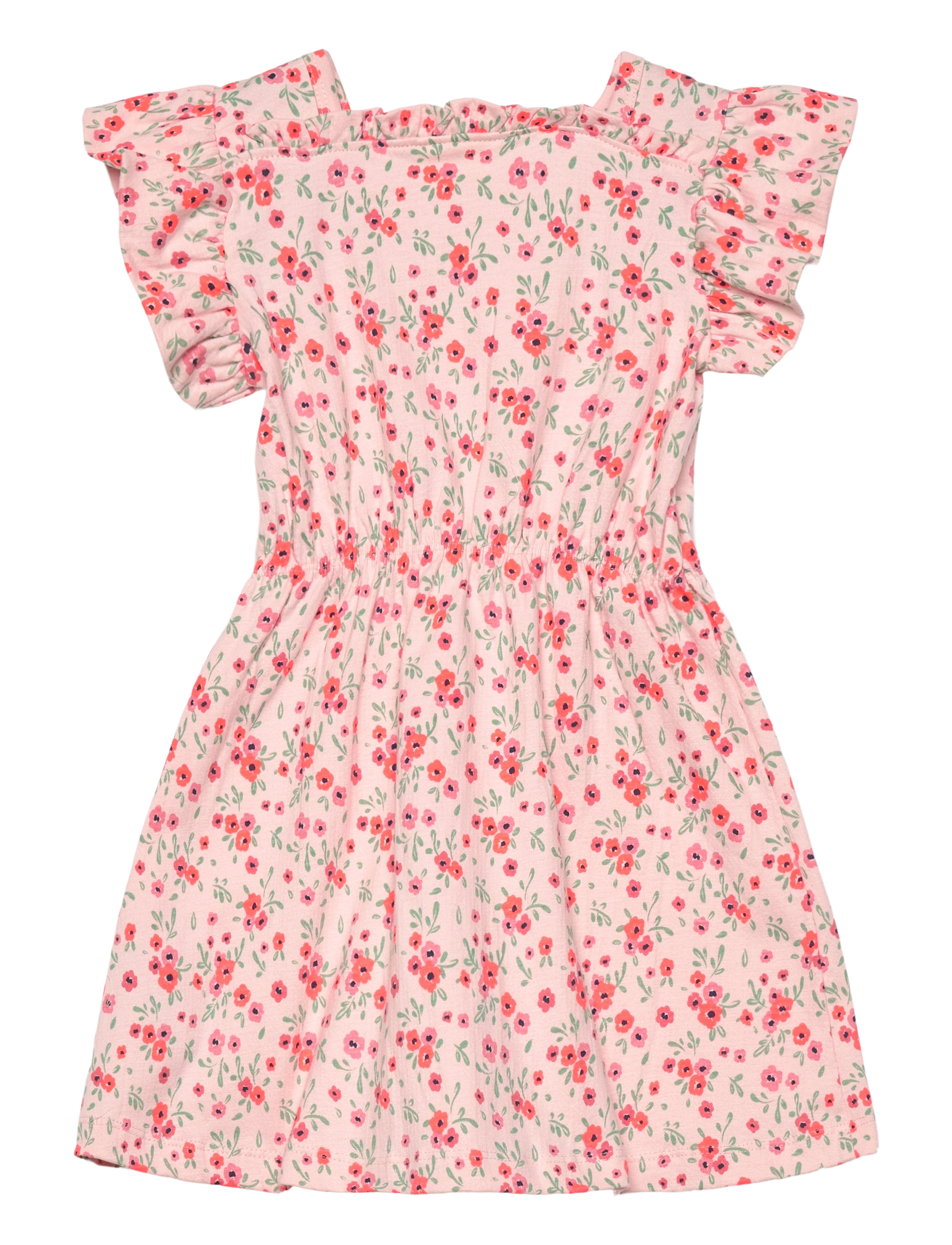 Minymo - Dress SS AOP - rosen quartz - 2