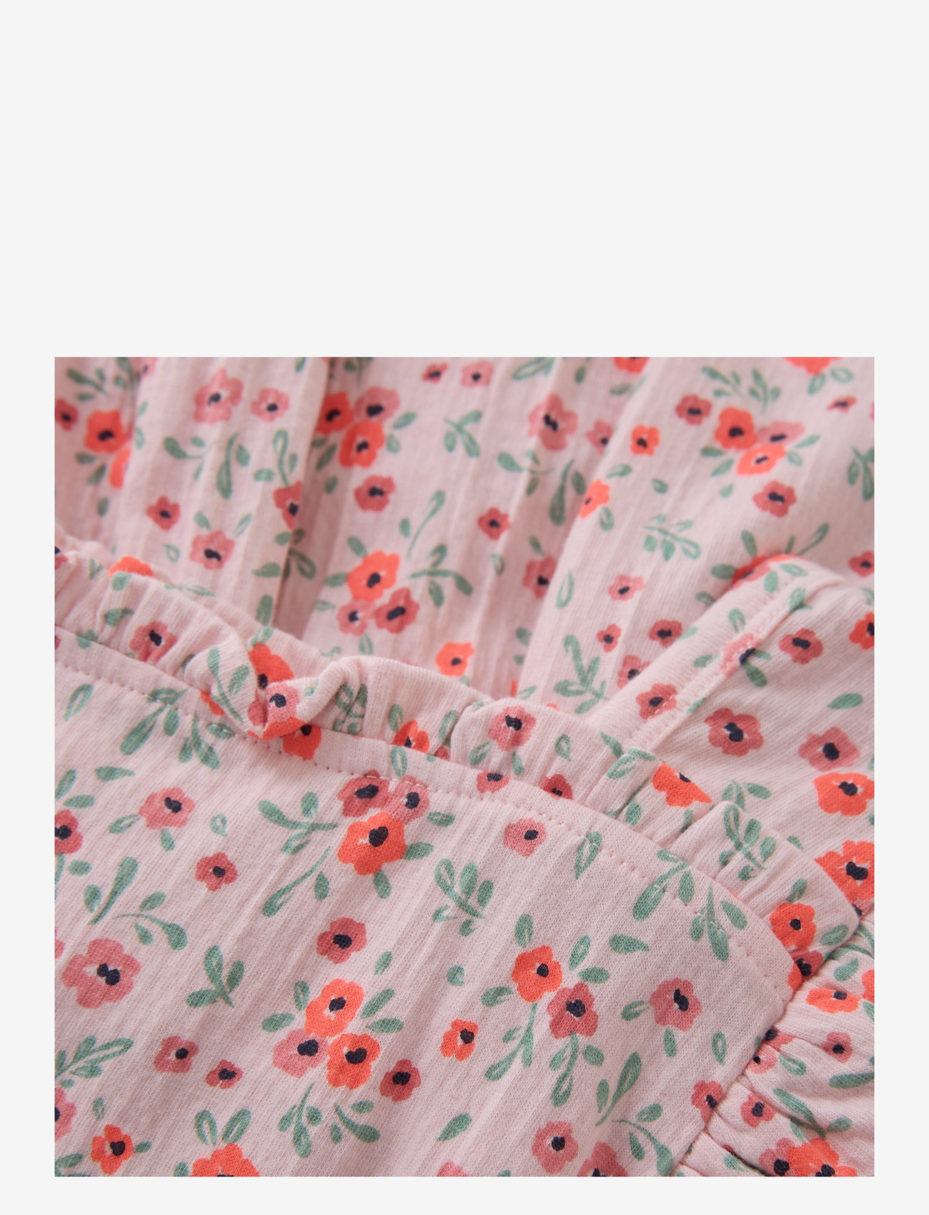 Minymo - Dress SS AOP - rosen quartz - 3