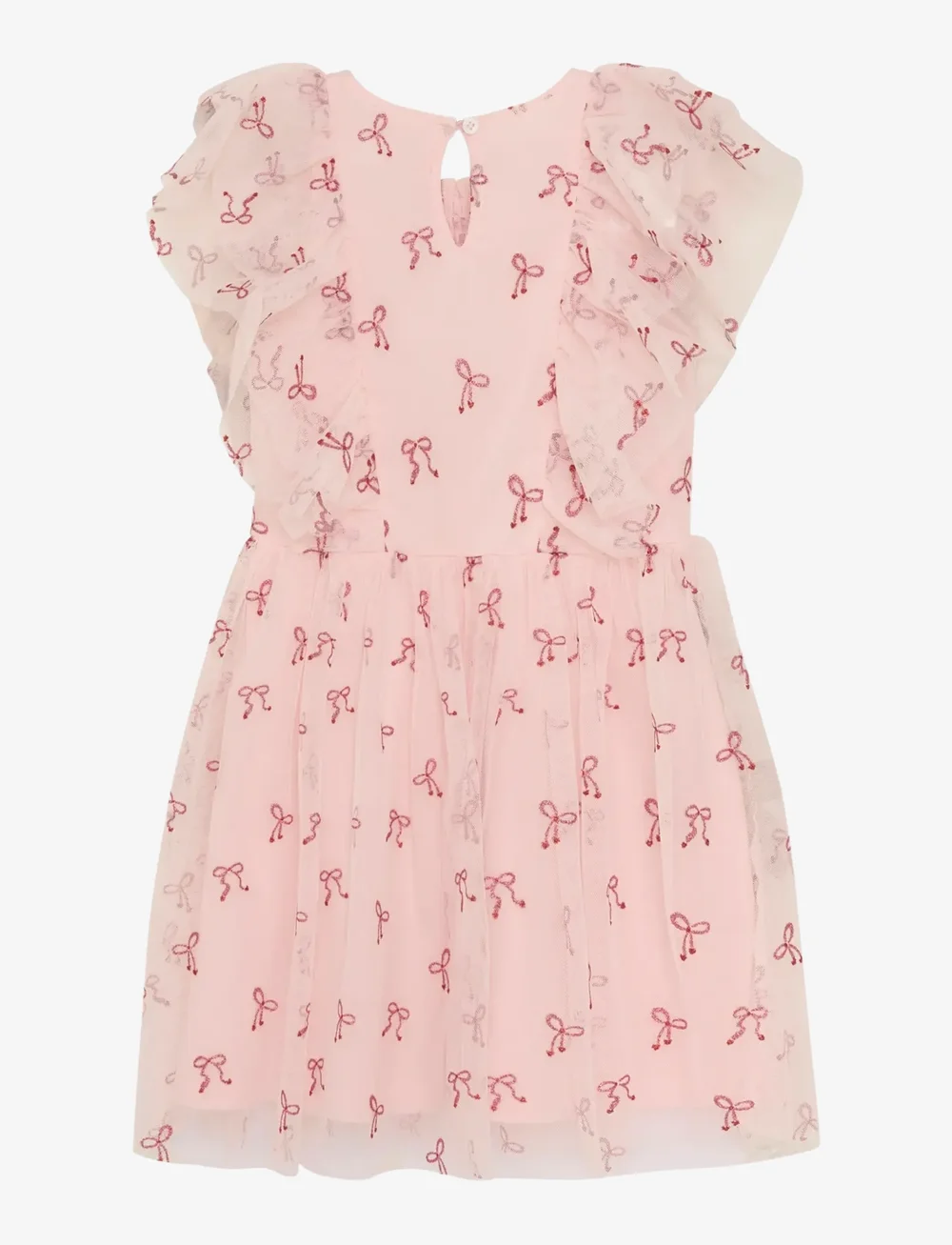 Minymo - Dress w. Glitter AOP - lühikeste varrukatega vabaaja kleidid - rosen quartz - 1