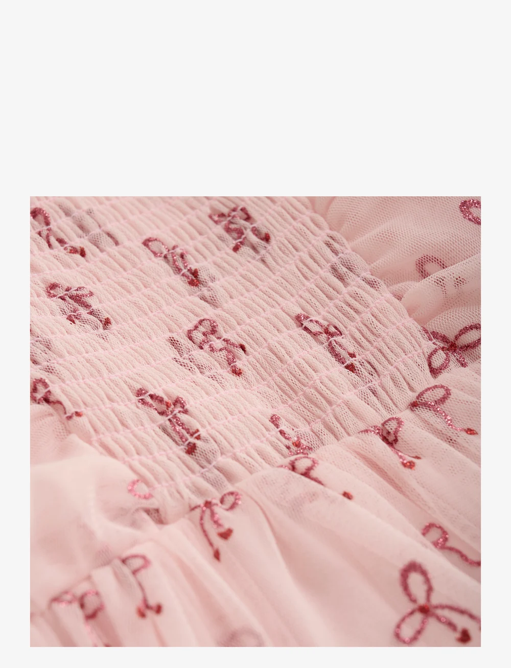 Minymo - Dress w. Glitter AOP - lühikeste varrukatega vabaaja kleidid - rosen quartz - 2