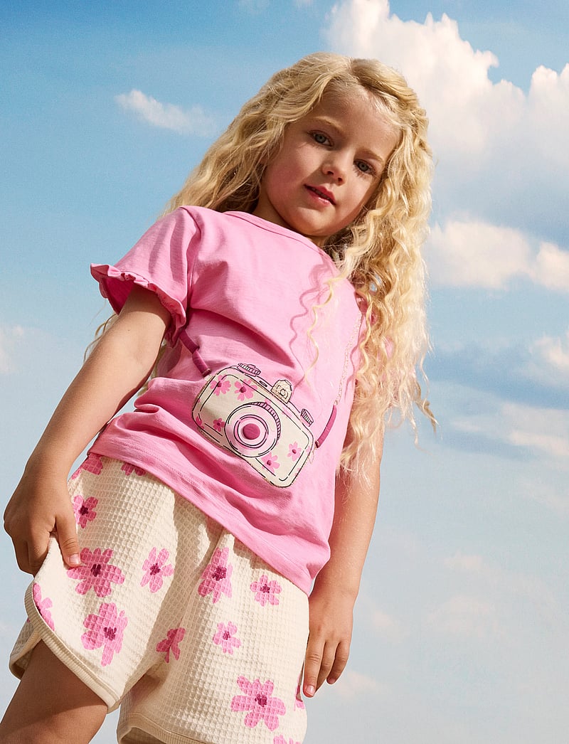 Minymo - T-shirt SS - short-sleeved t-shirts - rosebloom - 3