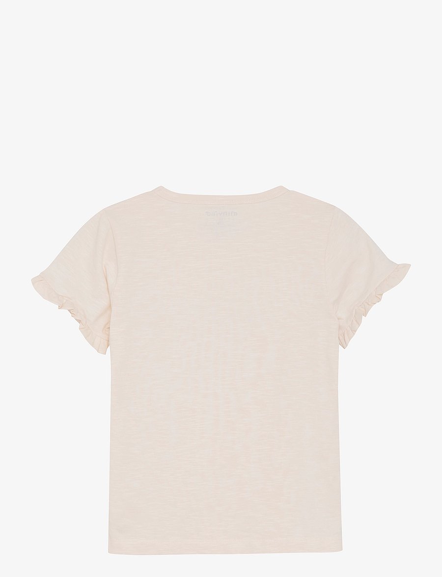 Minymo - T-shirt SS - stutterma bolir - white swan - 1