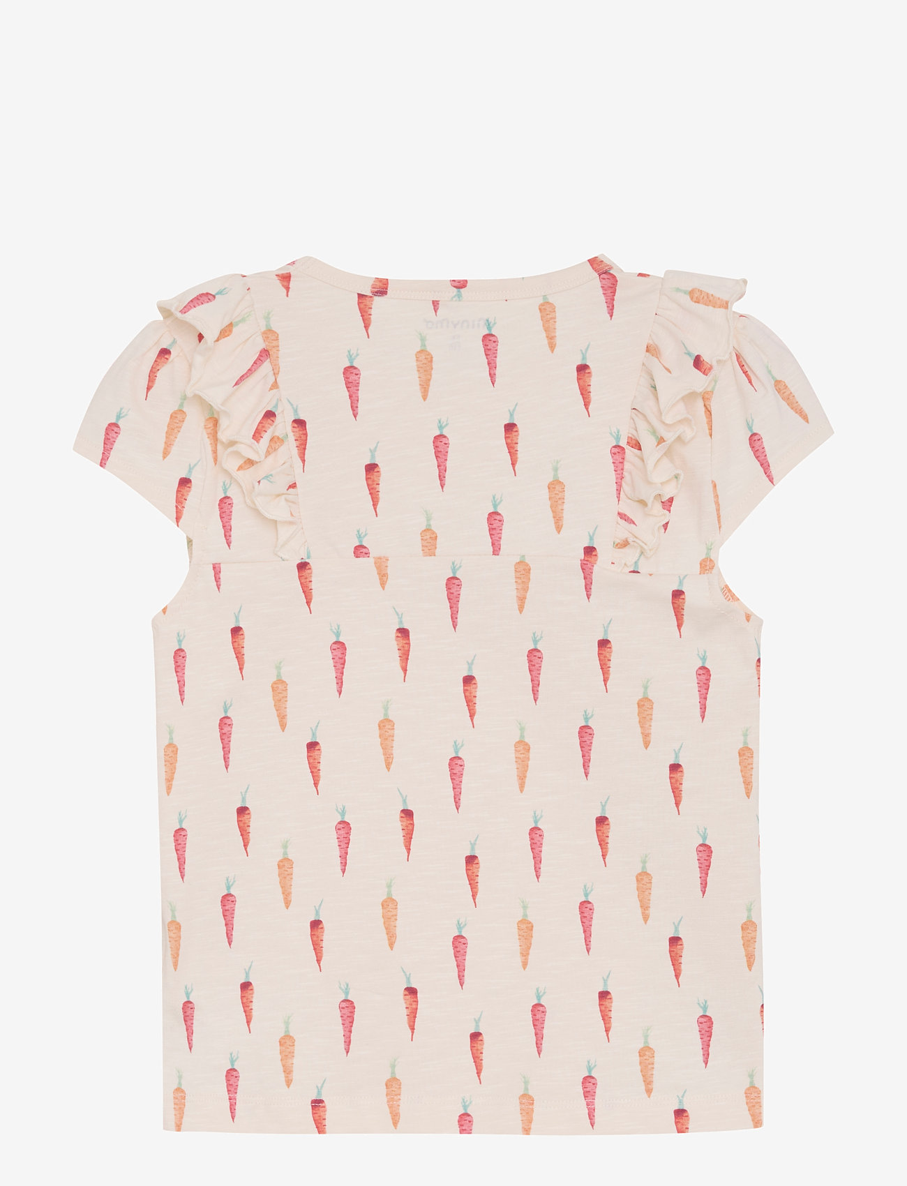 Minymo - T-shirt SS AOP - kortärmade - white swan - 1