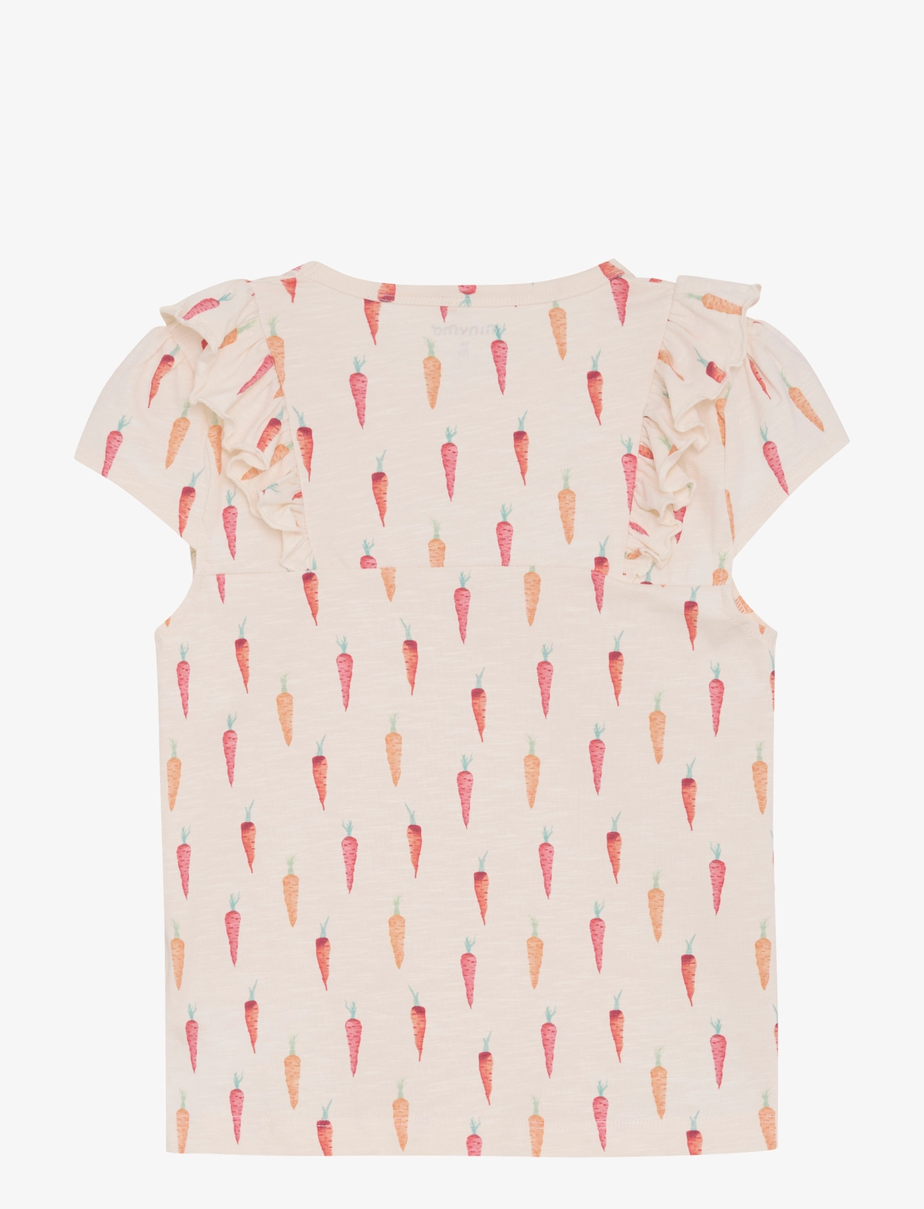 Minymo - T-shirt SS AOP - kortærmede - white swan - 1