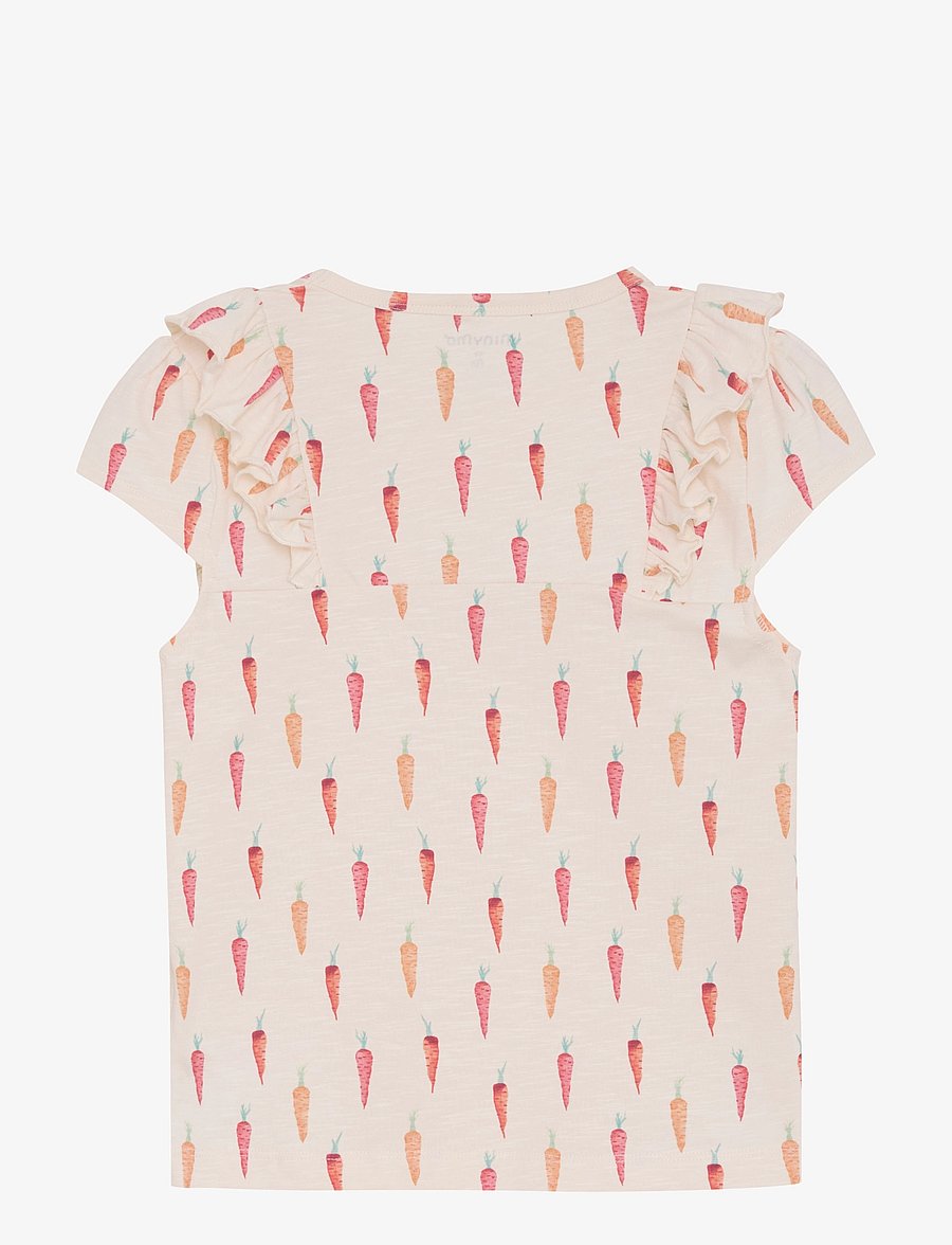 Minymo - T-shirt SS AOP - À manches courtes - white swan - 1