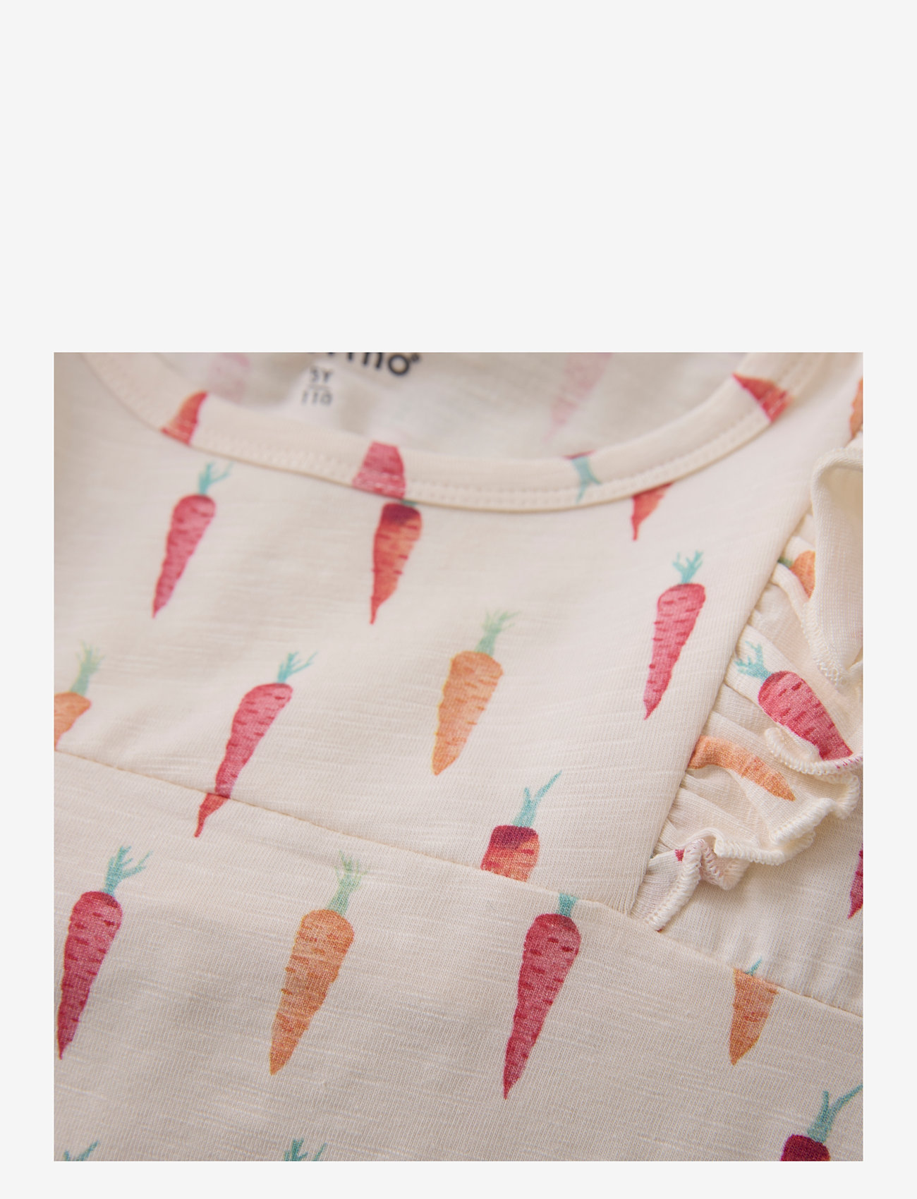 Minymo - T-shirt SS AOP - kortärmade - white swan - 2