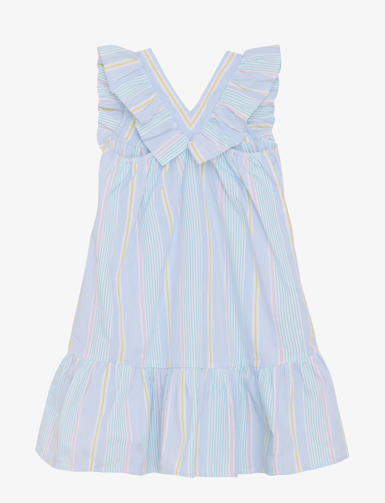 Minymo - Dress SS Y/D Seersucker - wan blue - 2