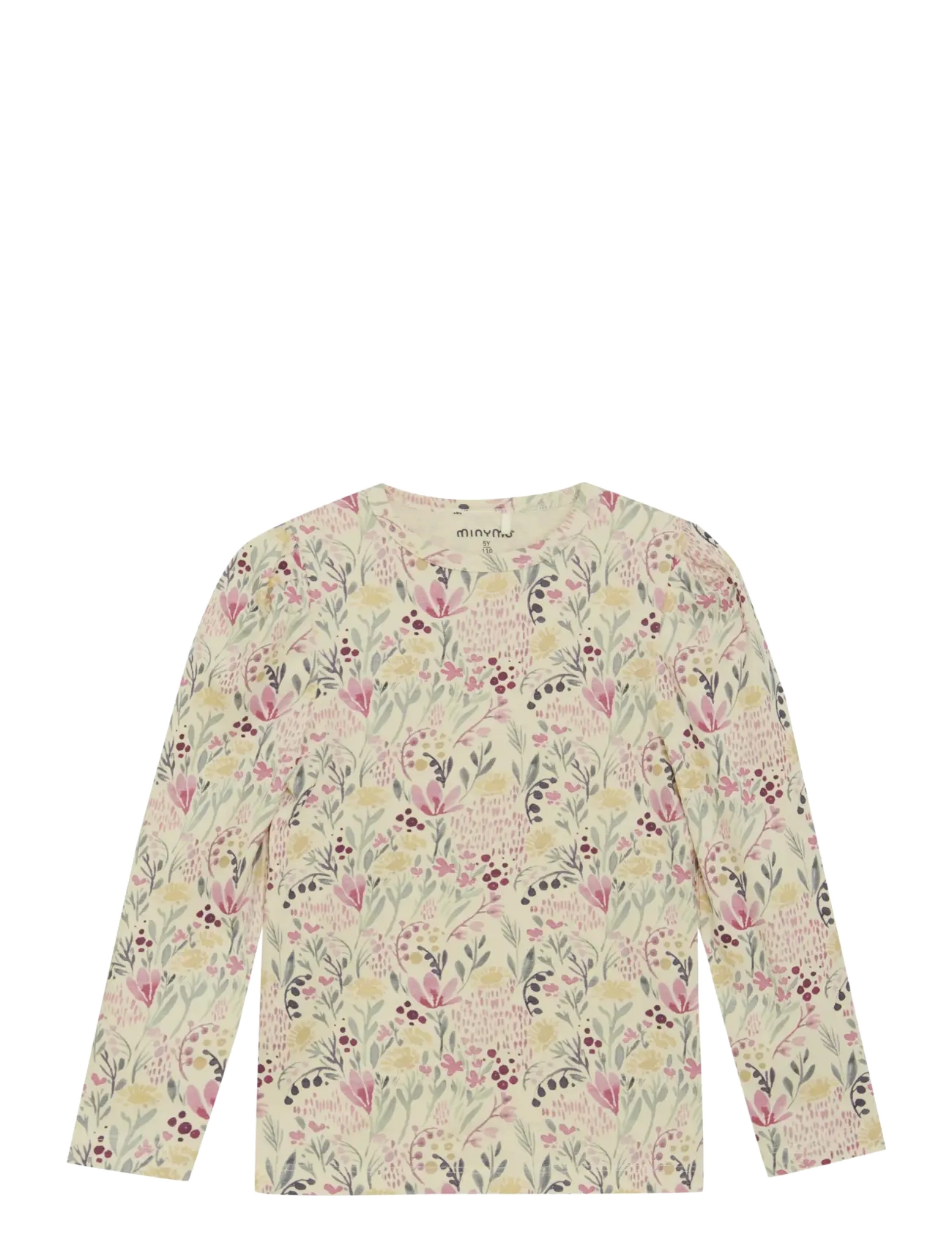 Minymo T-Shirt Ls Aop, 110, Multi/patterned, T-Shirts > Langærmede T-shirts, Børn