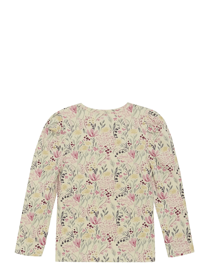 Minymo - T-shirt LS AOP - langärmelig - sandshell - 1