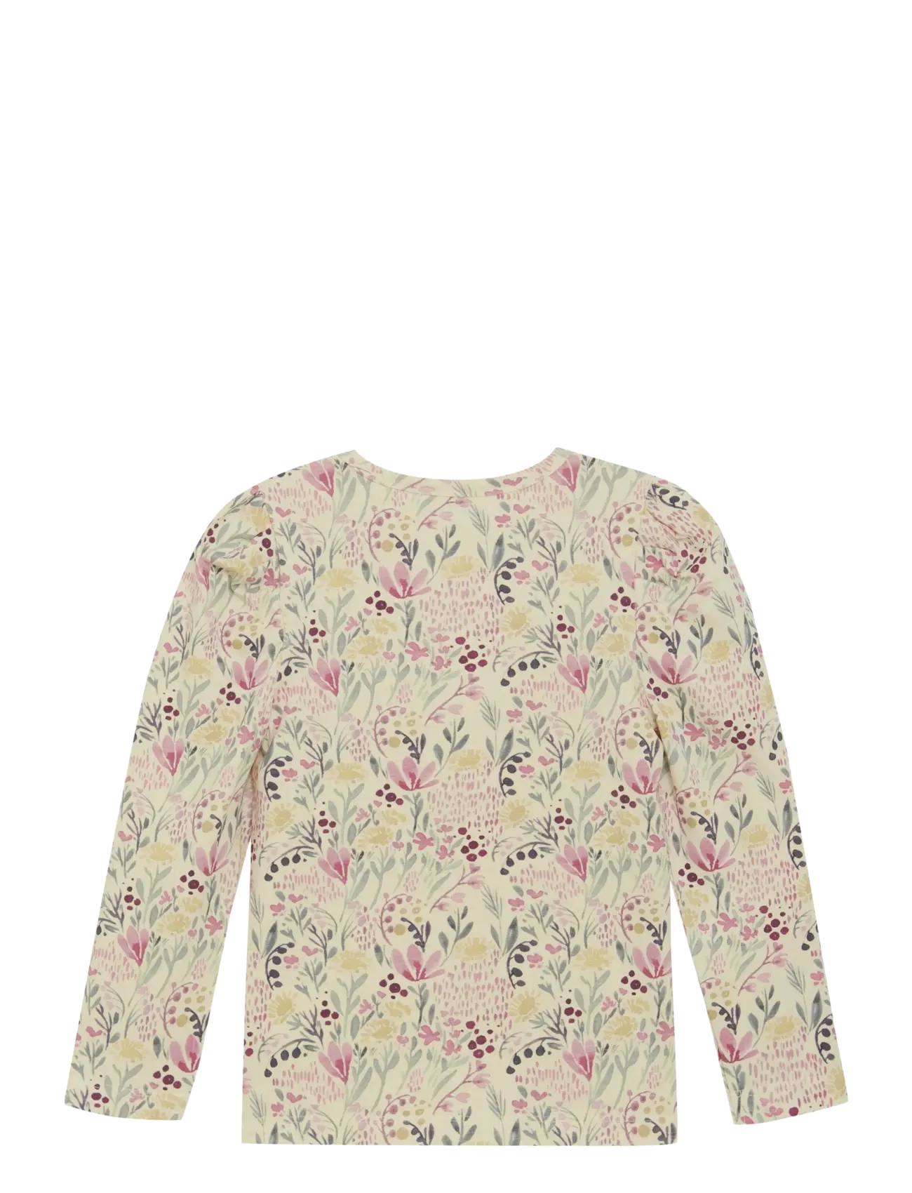 Minymo - T-shirt LS AOP - marškinėliai - sandshell - 1