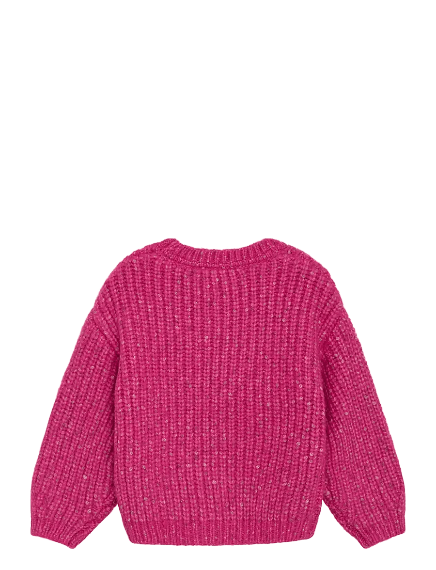 Minymo - Pullover Knit - pullover - fuchsia fedora - 2