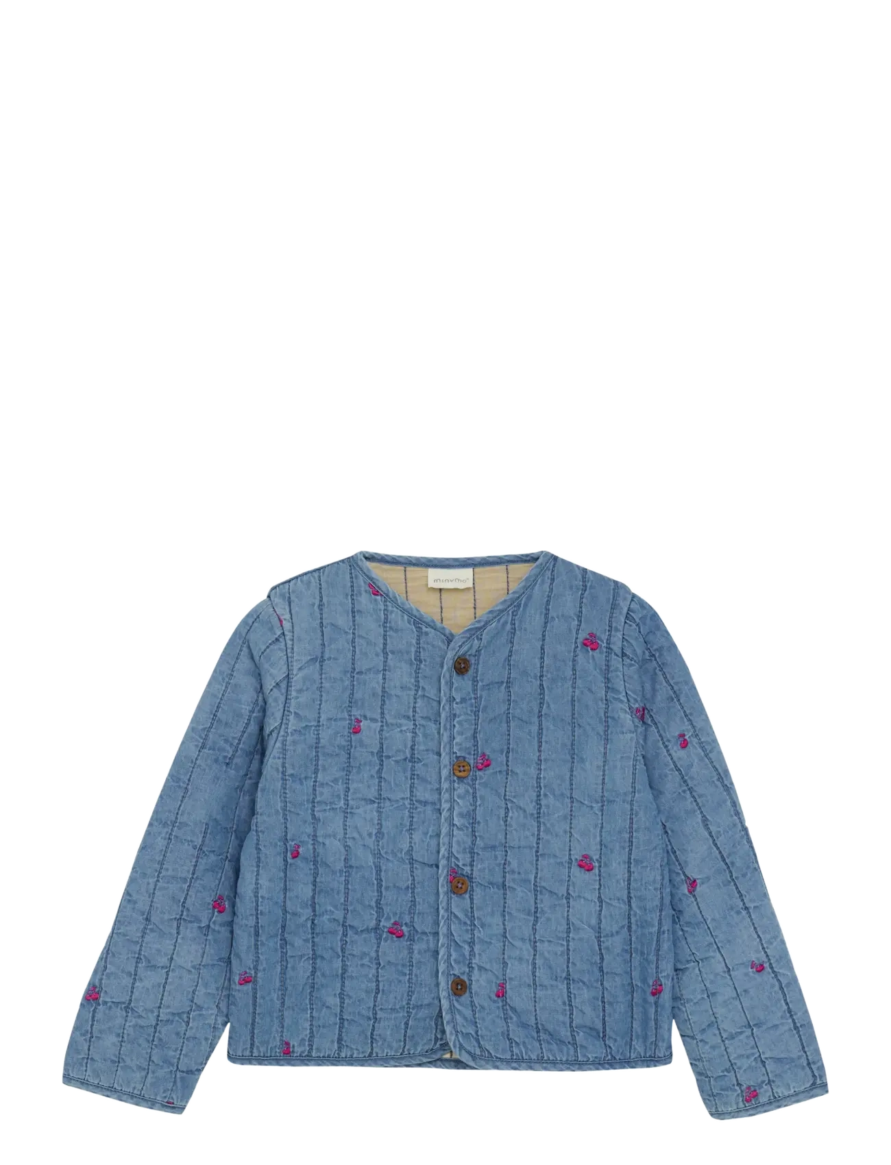 Minymo Jacket Quilt w. Emb - Minymo - OMBRE BLUE / blue