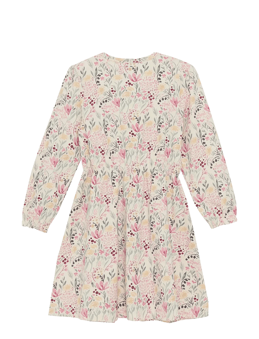 Minymo - Dress LS AOP - sukienki codzienne z długim rękawem - sandshell - 2