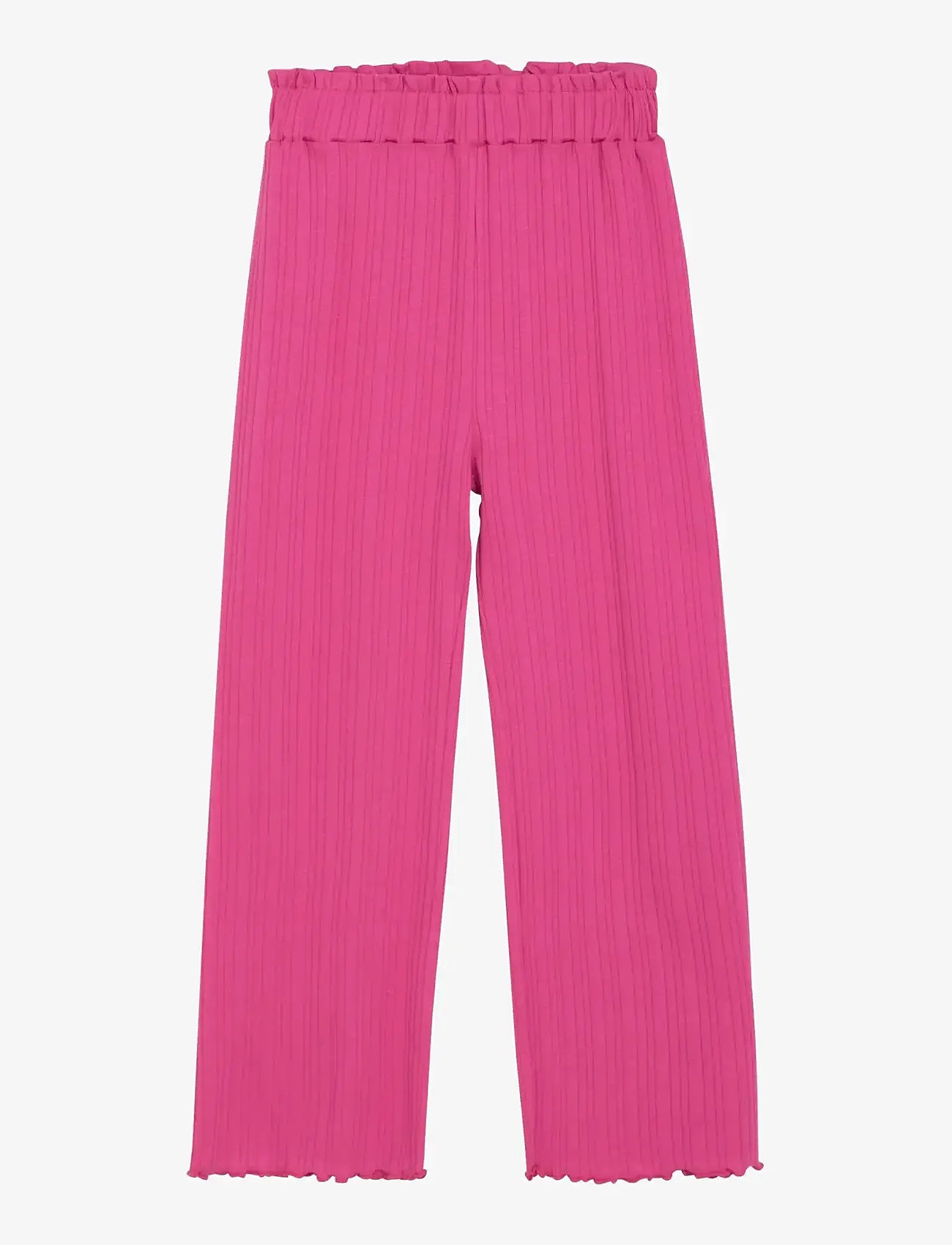 Minymo - Pants Rib - bukser - fuchsia fedora - 0