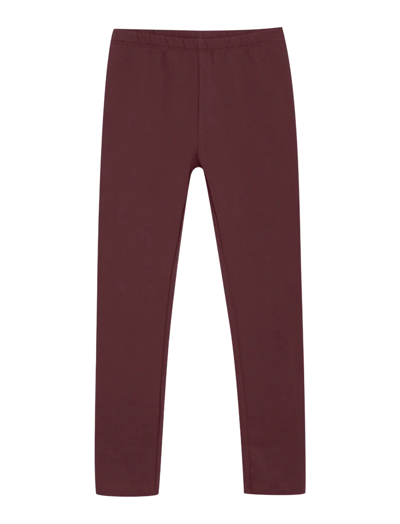 Minymo Leggings Sweat, 104, Unterteile, Burgunderrot - Leggings, Kinder