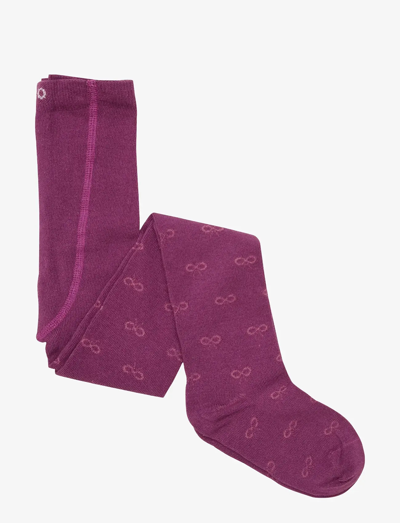 Minymo - 2-Pack Stockings w. Pattern - herbstliche kleidung - mauve orchid - 2