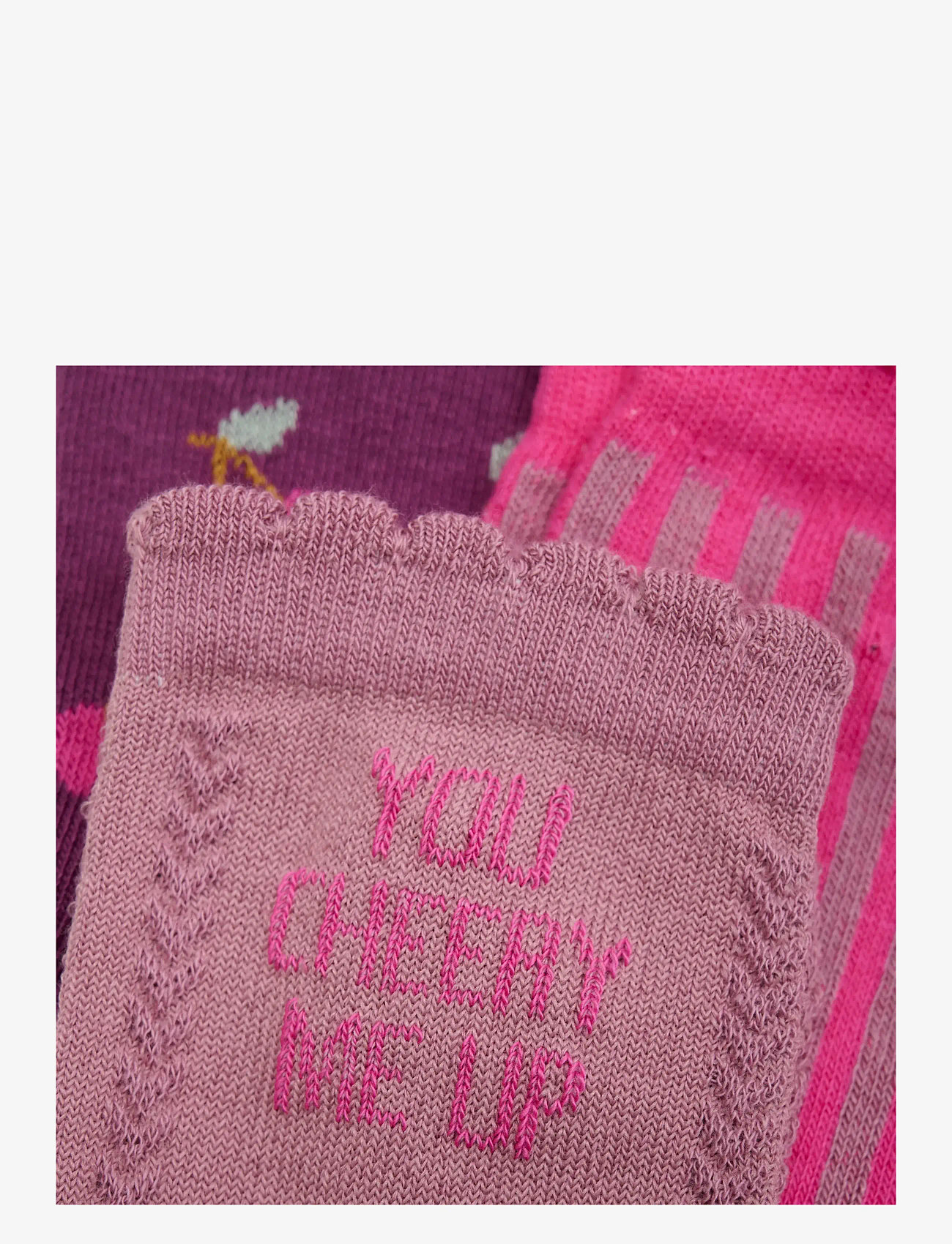 Minymo - 3-Pack Socks - herbstliche kleidung - mauve orchid - 4