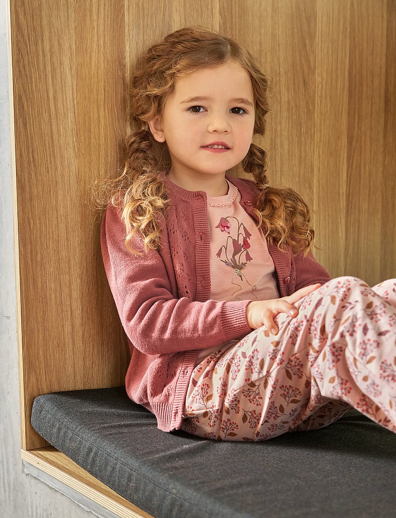 Minymo - T-shirt LS - langærmede t-shirts - misty rose - 0